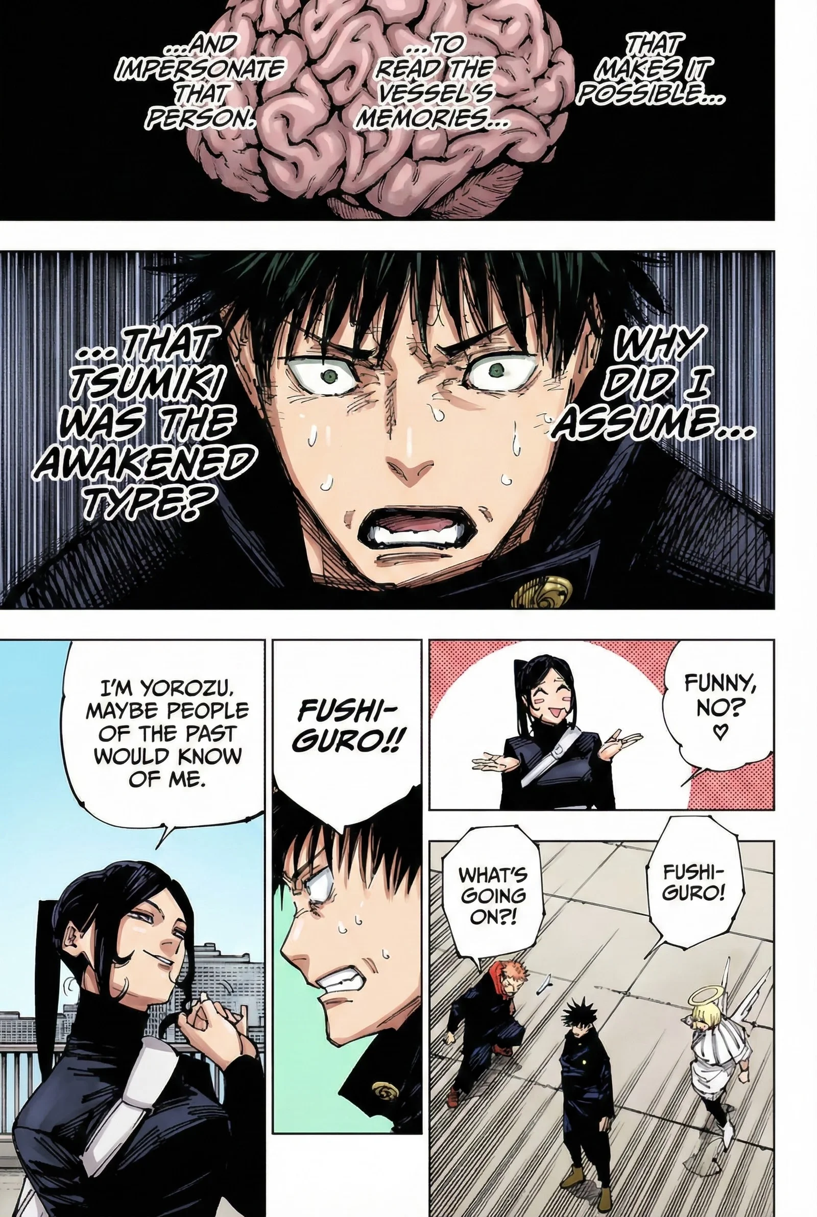 Jujutsu Kaisen Colored Manga JJK — Chapter 212 — Page 7
