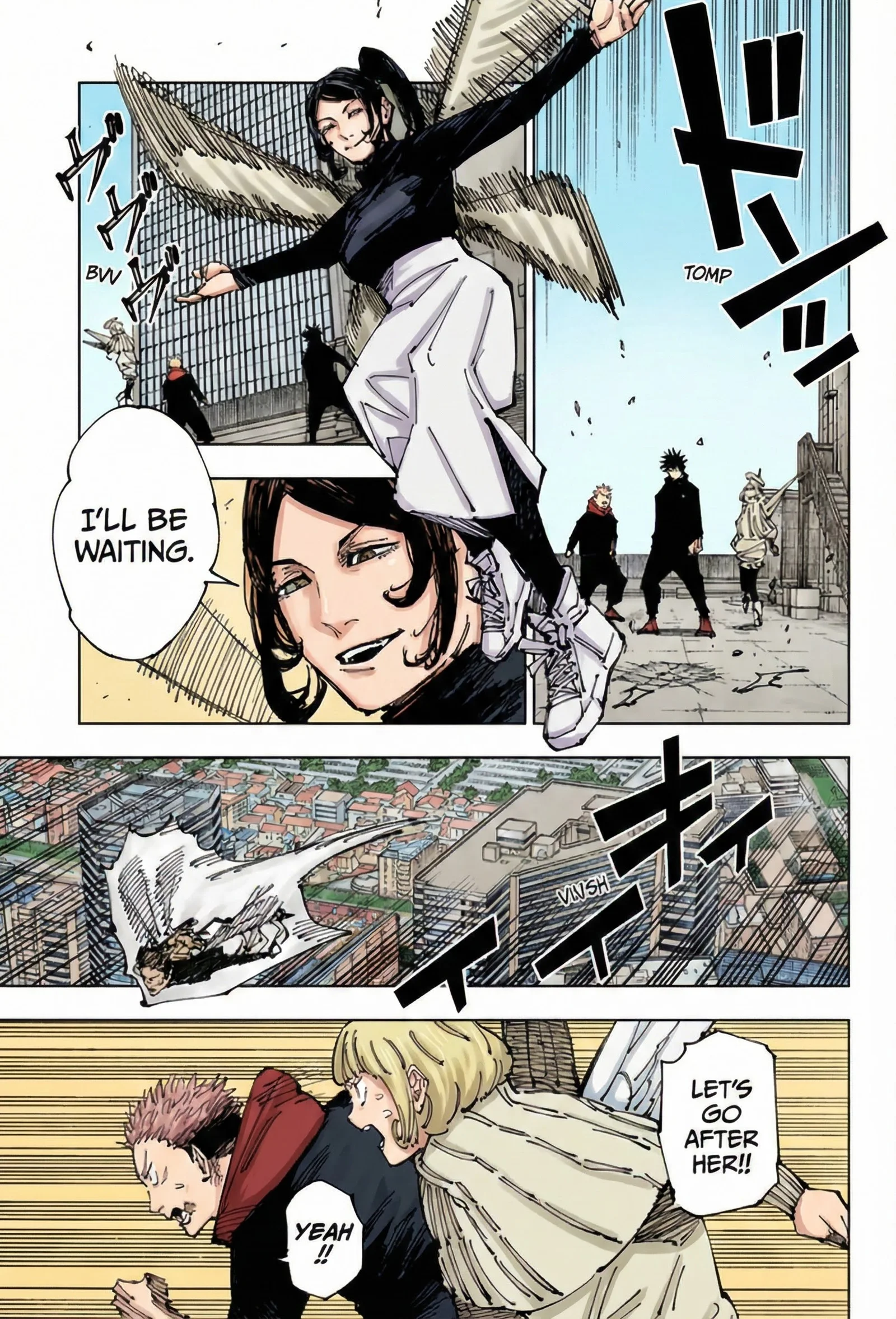 Jujutsu Kaisen Colored Manga JJK — Chapter 212 — Page 8