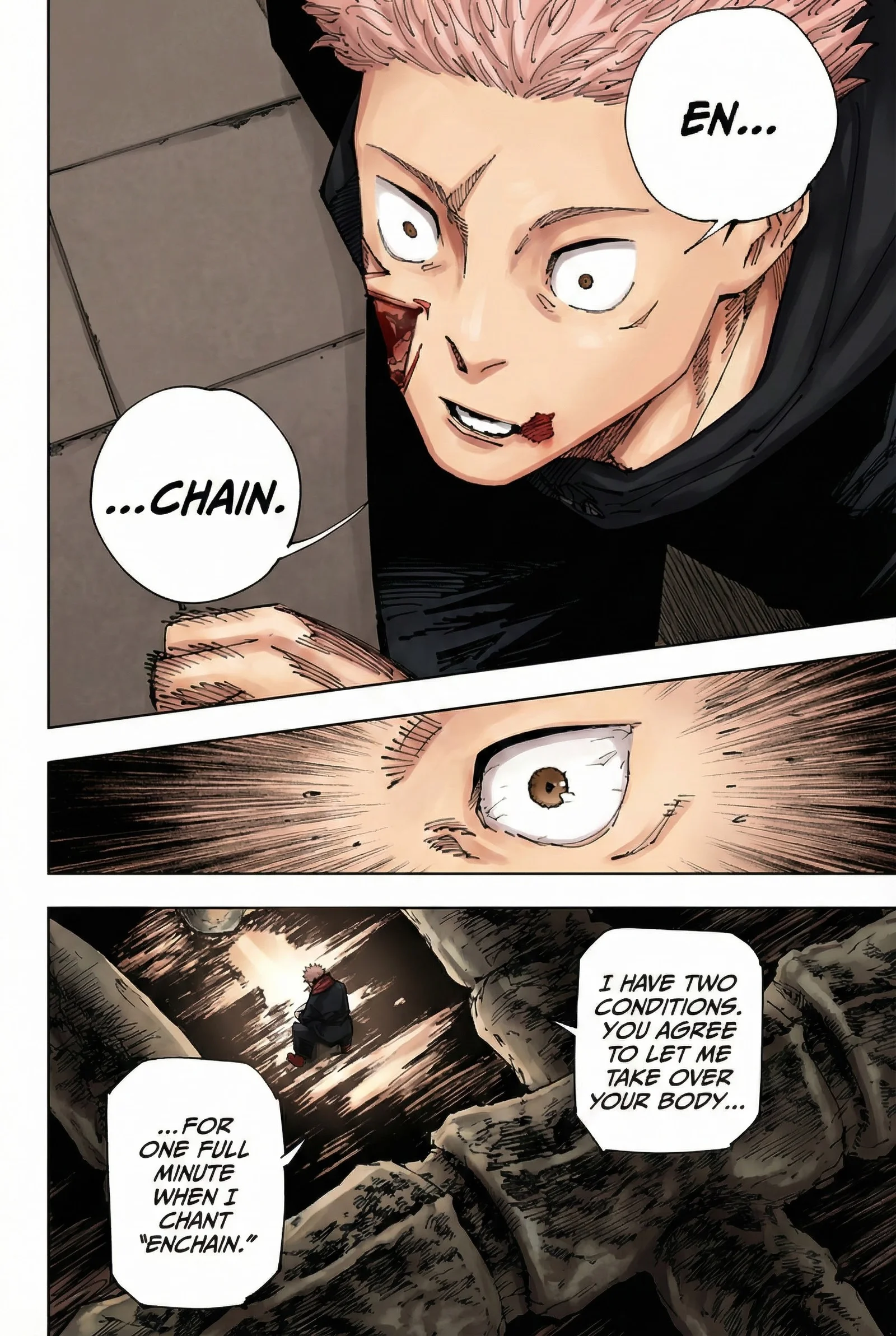 Jujutsu Kaisen Colored Manga JJK — Chapter 212 — Page 9