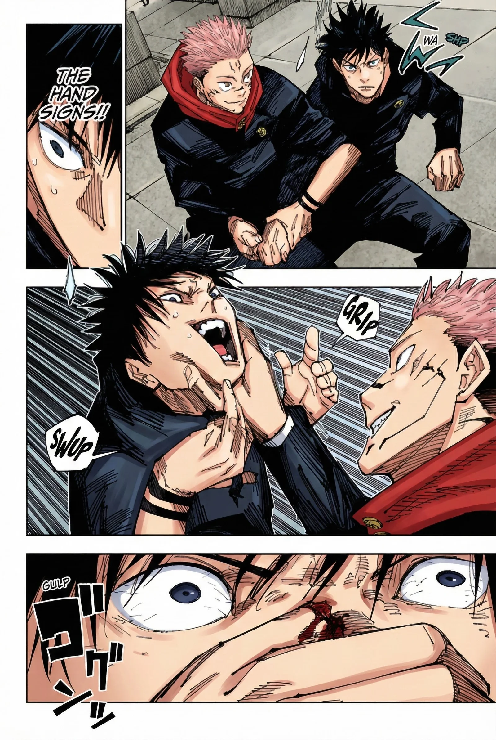 Jujutsu Kaisen Colored Manga JJK — Chapter 212 — Page 16