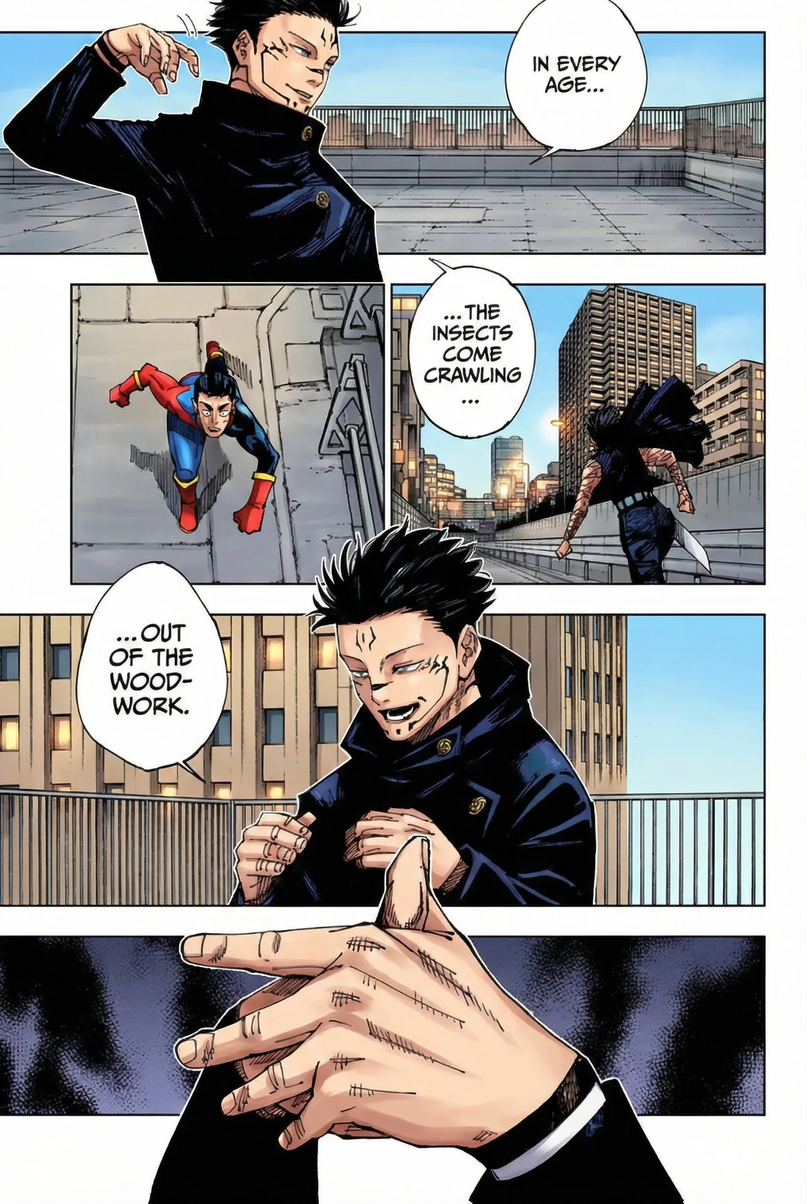 Jujutsu Kaisen Colored Manga JJK — Chapter 213 — Page 7