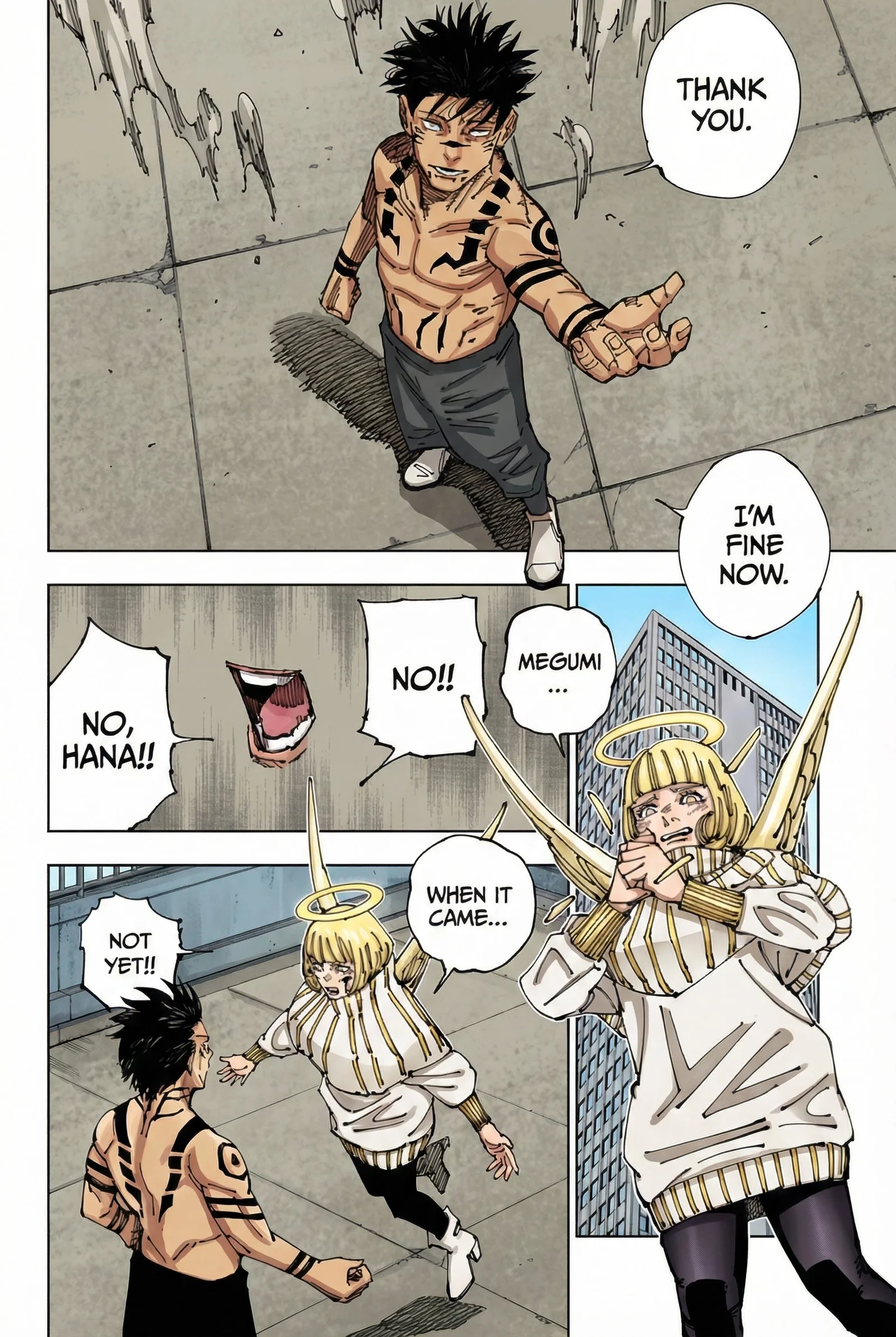 Jujutsu Kaisen Colored Manga JJK — Chapter 213 — Page 18