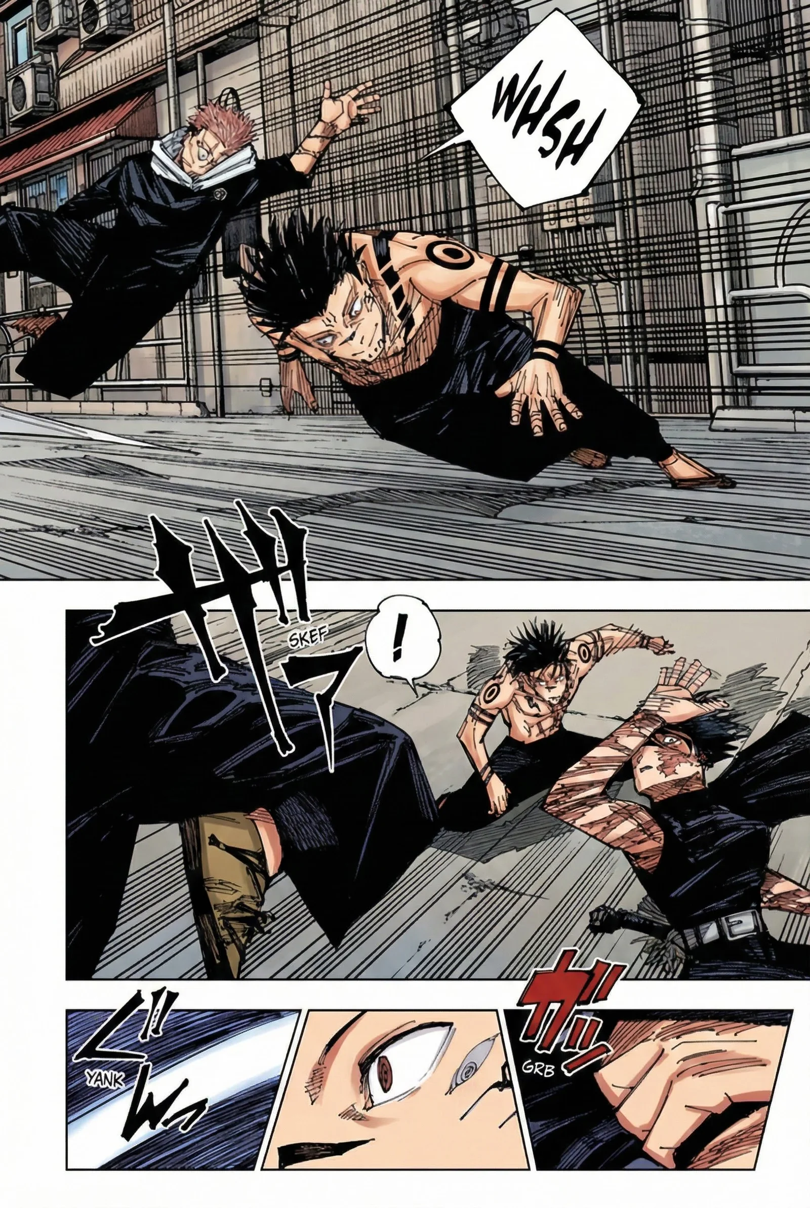 Jujutsu Kaisen Colored Manga JJK — Chapter 215 — Page 6