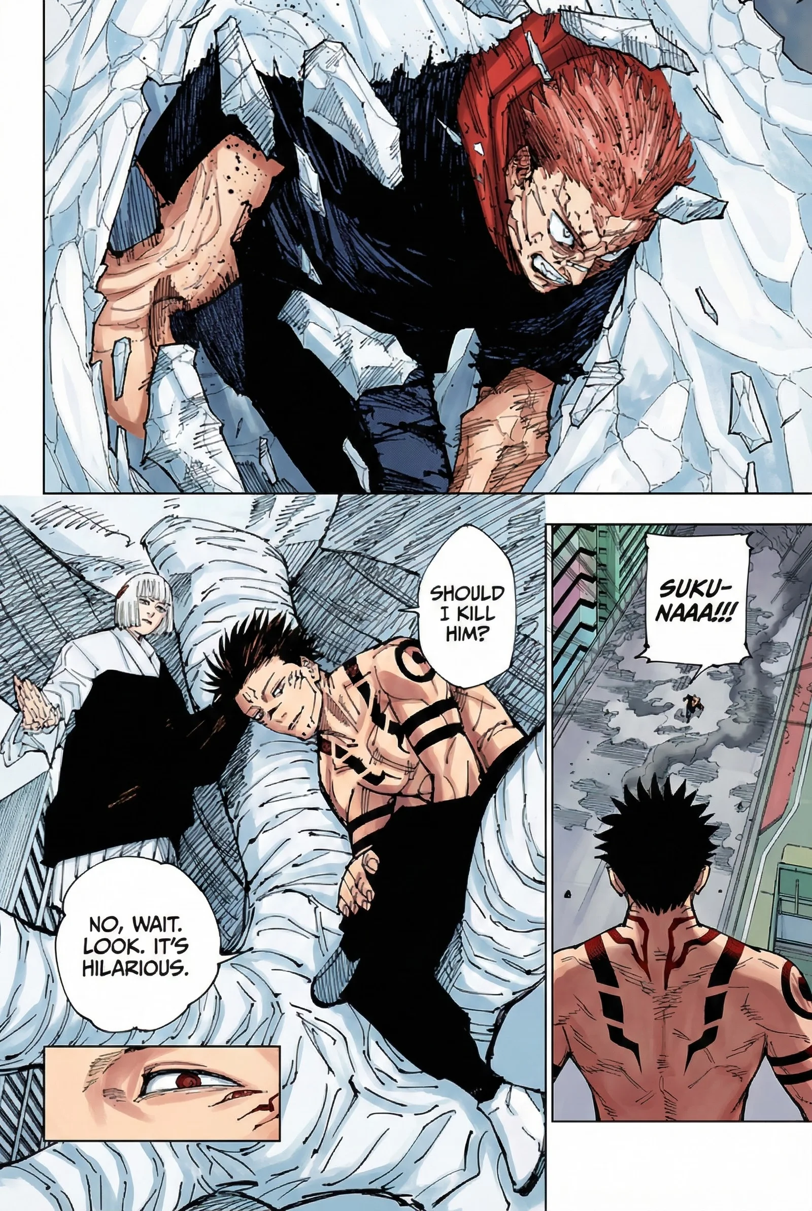 Jujutsu Kaisen Colored Manga JJK — Chapter 215 — Page 18