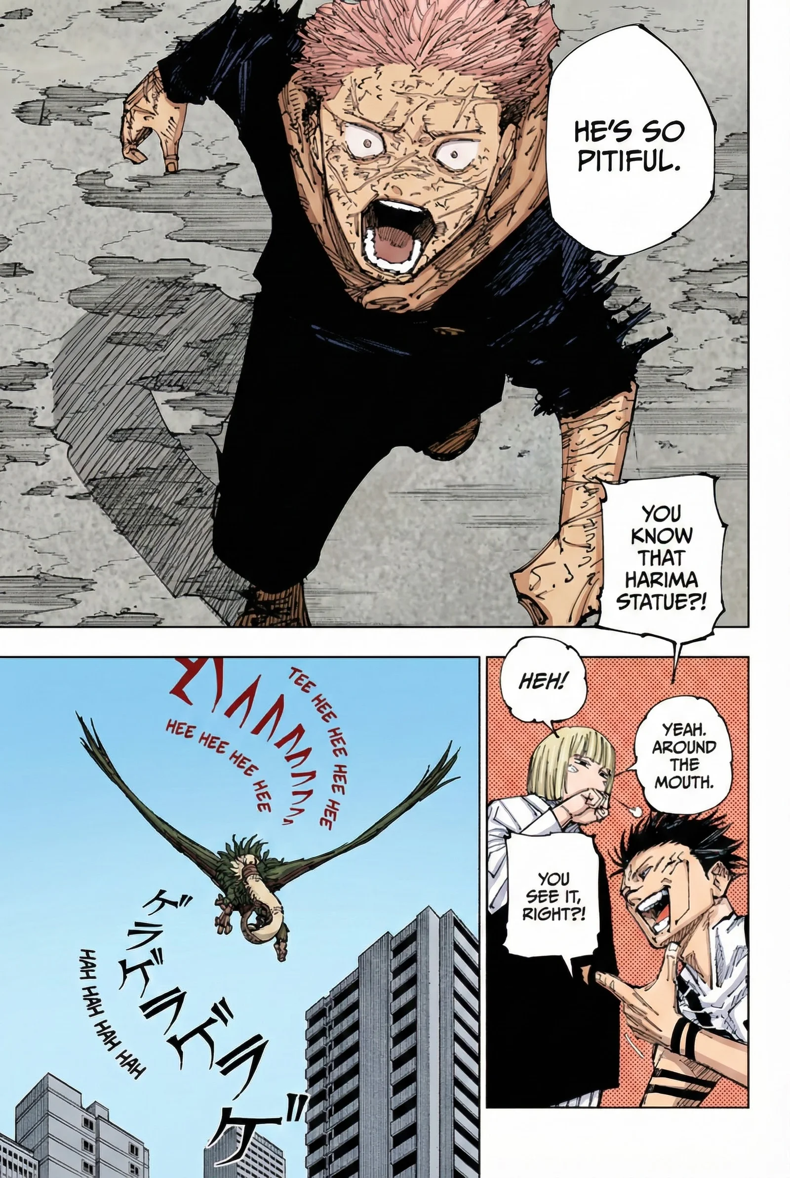 Jujutsu Kaisen Colored Manga JJK — Chapter 215 — Page 19