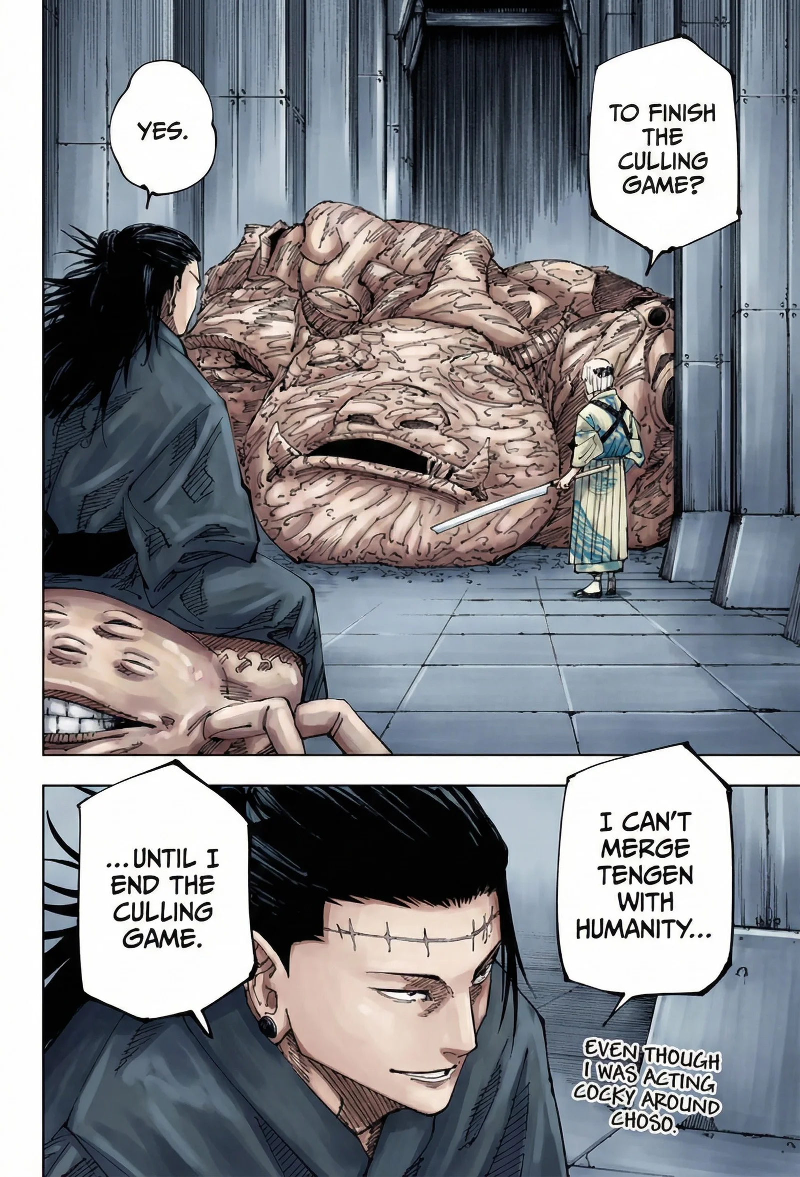 Jujutsu Kaisen Colored Manga JJK — Chapter 216 — Page 2