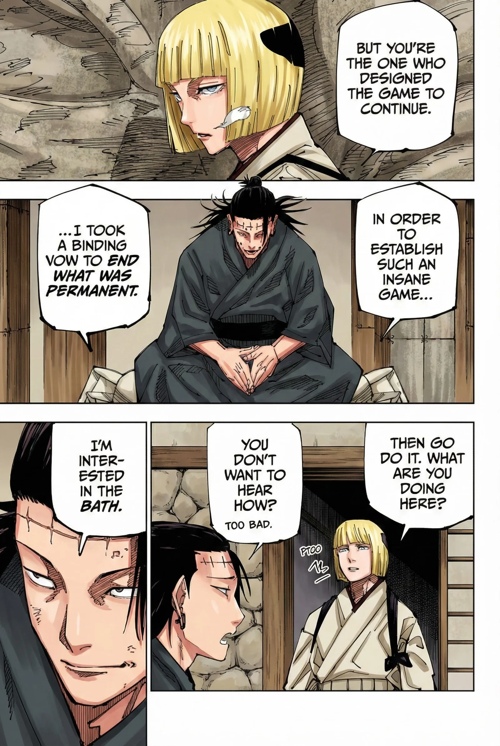 Jujutsu Kaisen Colored Manga JJK — Chapter 216 — Page 3