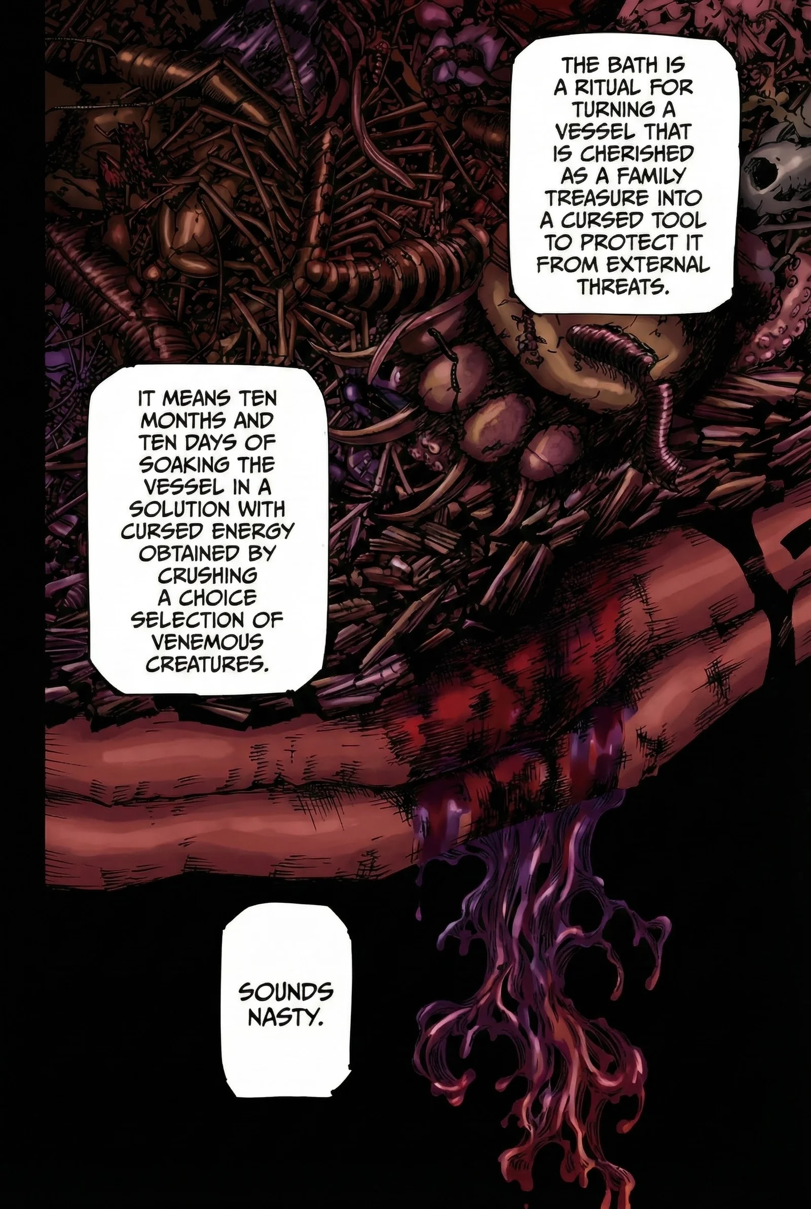Jujutsu Kaisen Colored Manga JJK — Chapter 216 — Page 4