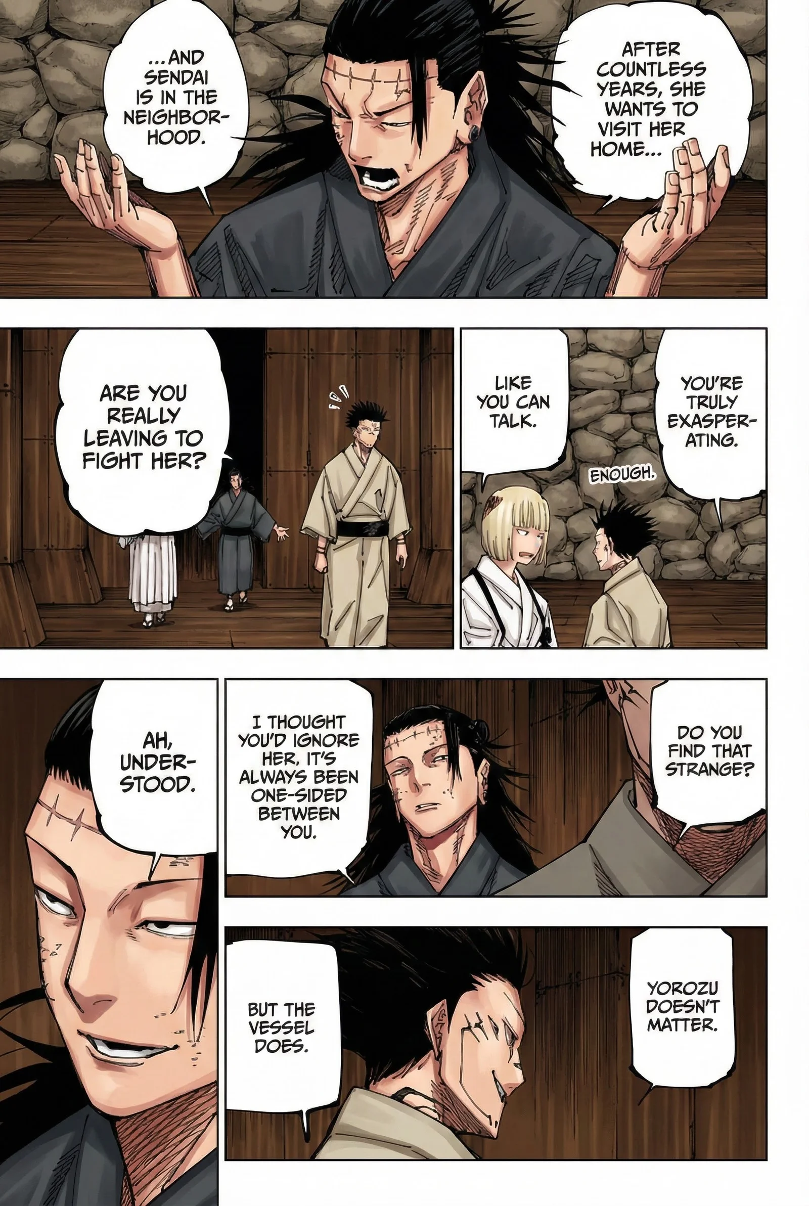 Jujutsu Kaisen Colored Manga JJK — Chapter 216 — Page 10