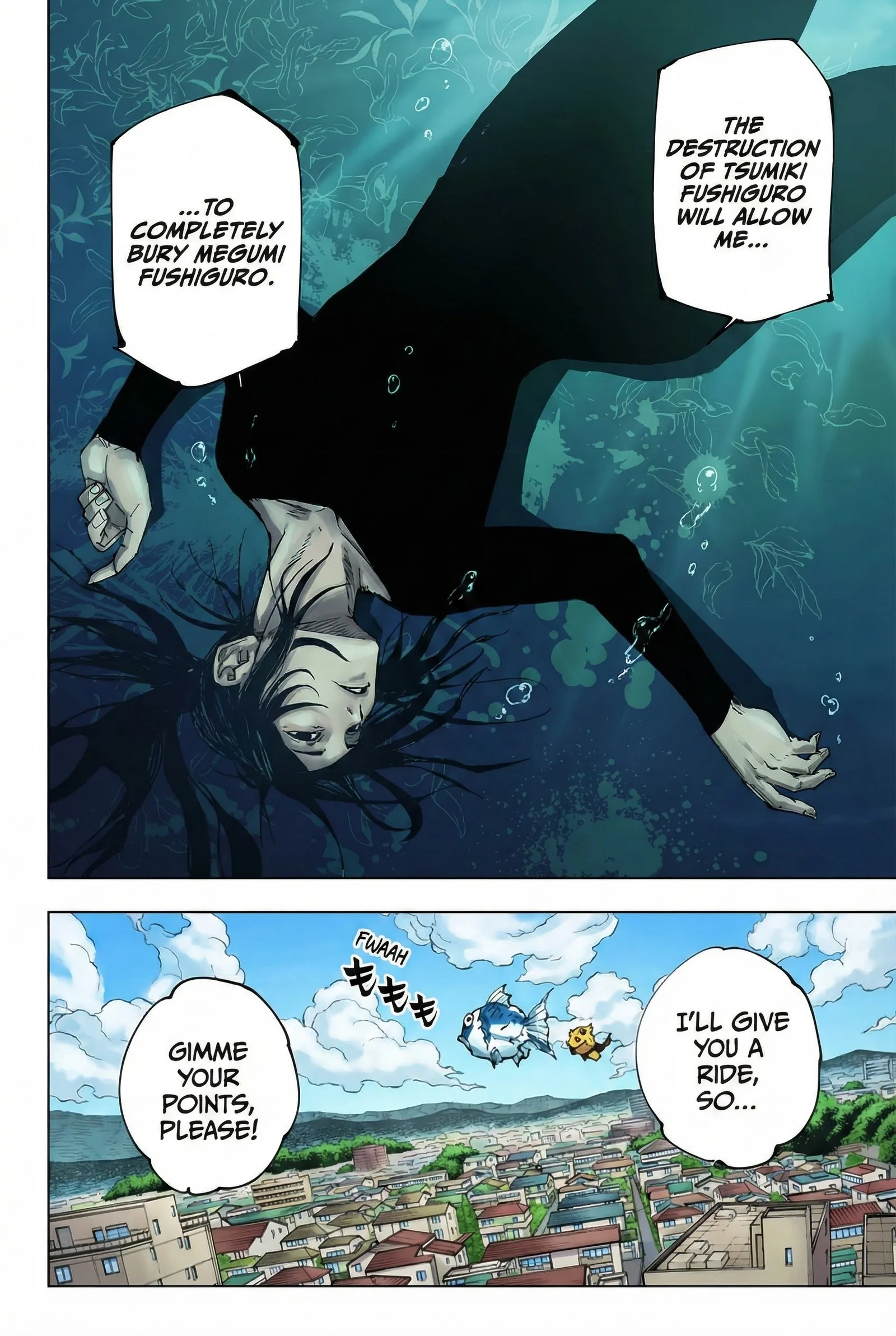 Jujutsu Kaisen Colored Manga JJK — Chapter 216 — Page 11