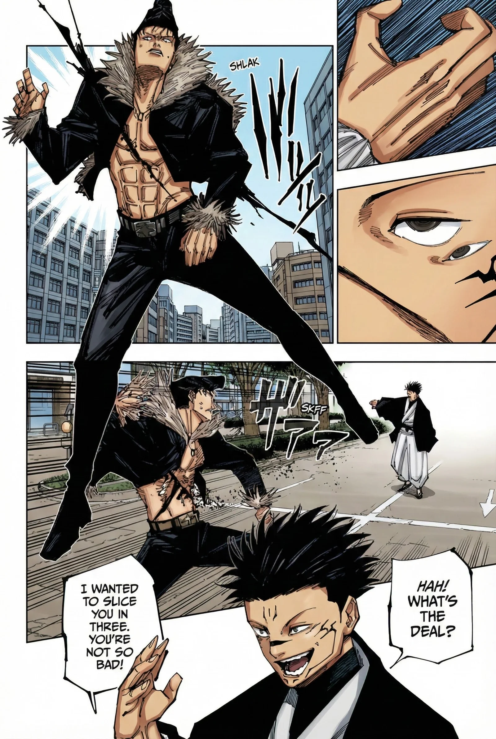 Jujutsu Kaisen Colored Manga JJK — Chapter 216 — Page 17