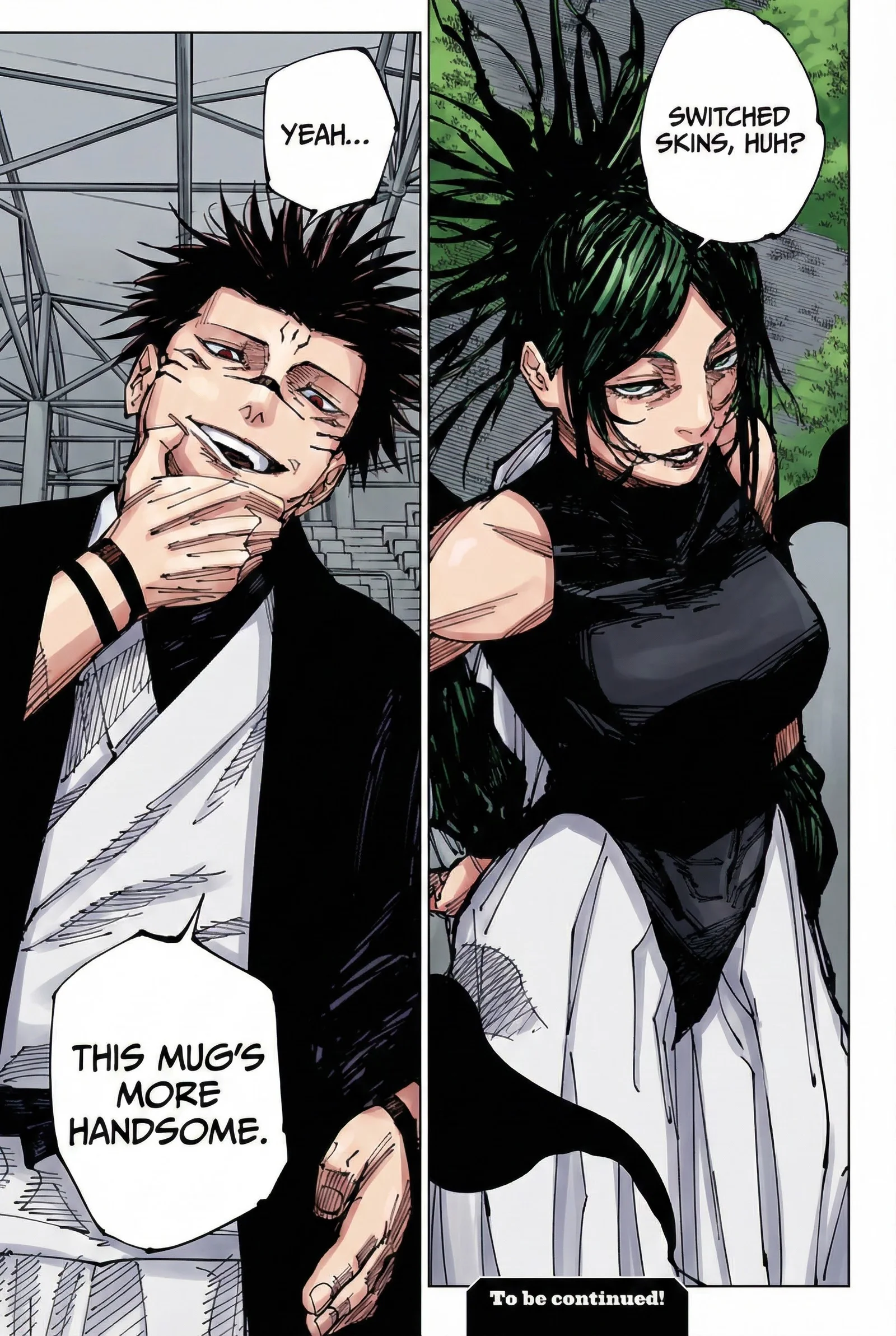 Jujutsu Kaisen Colored Manga JJK — Chapter 216 — Page 19