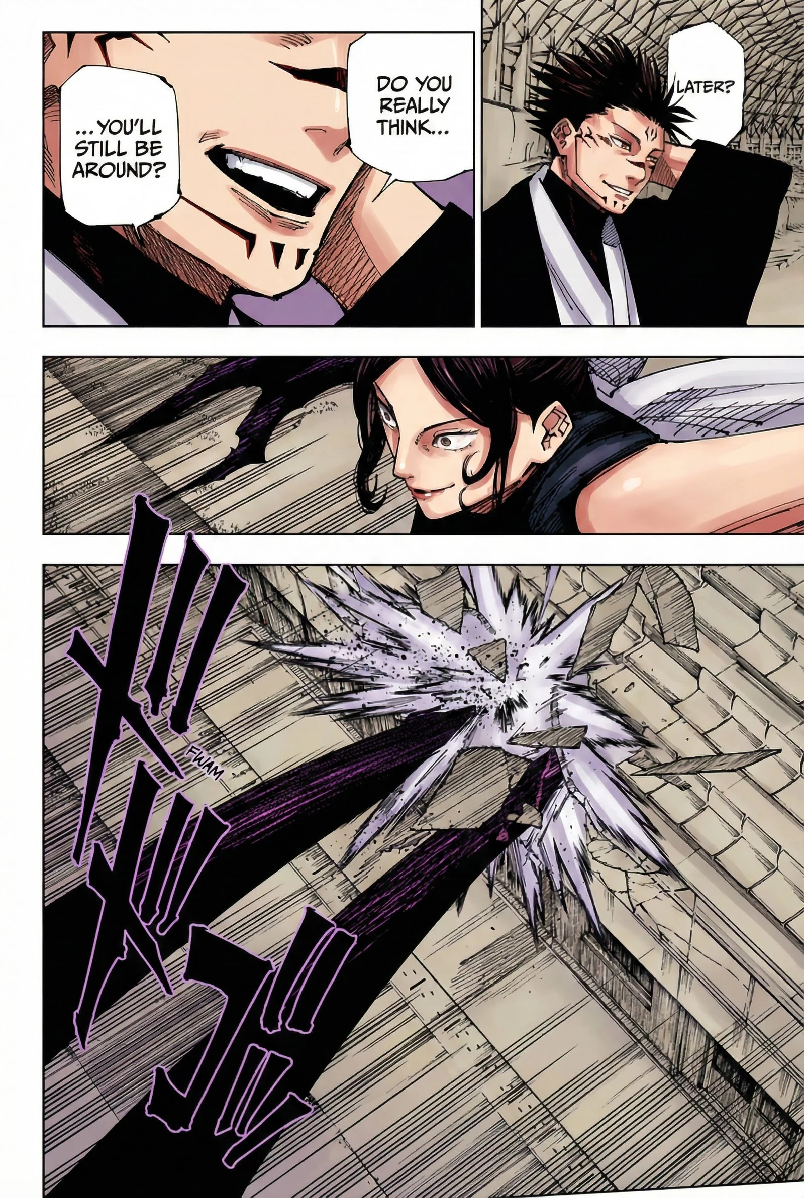 Jujutsu Kaisen Colored Manga JJK — Chapter 217 — Page 2