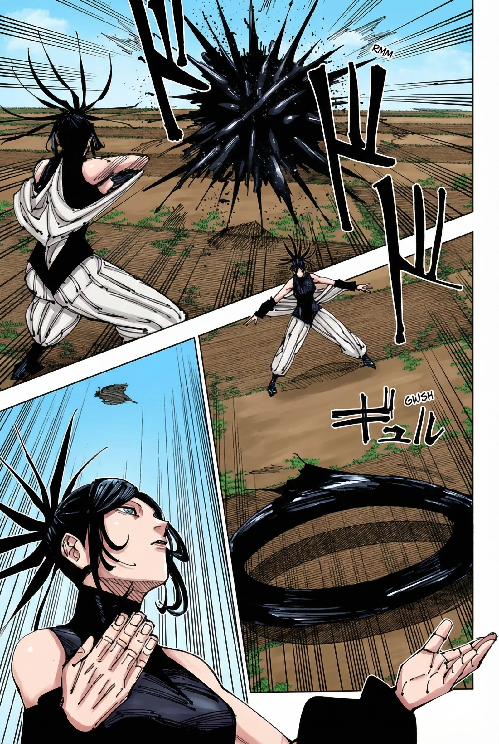 Jujutsu Kaisen Colored Manga JJK — Chapter 217 — Page 13