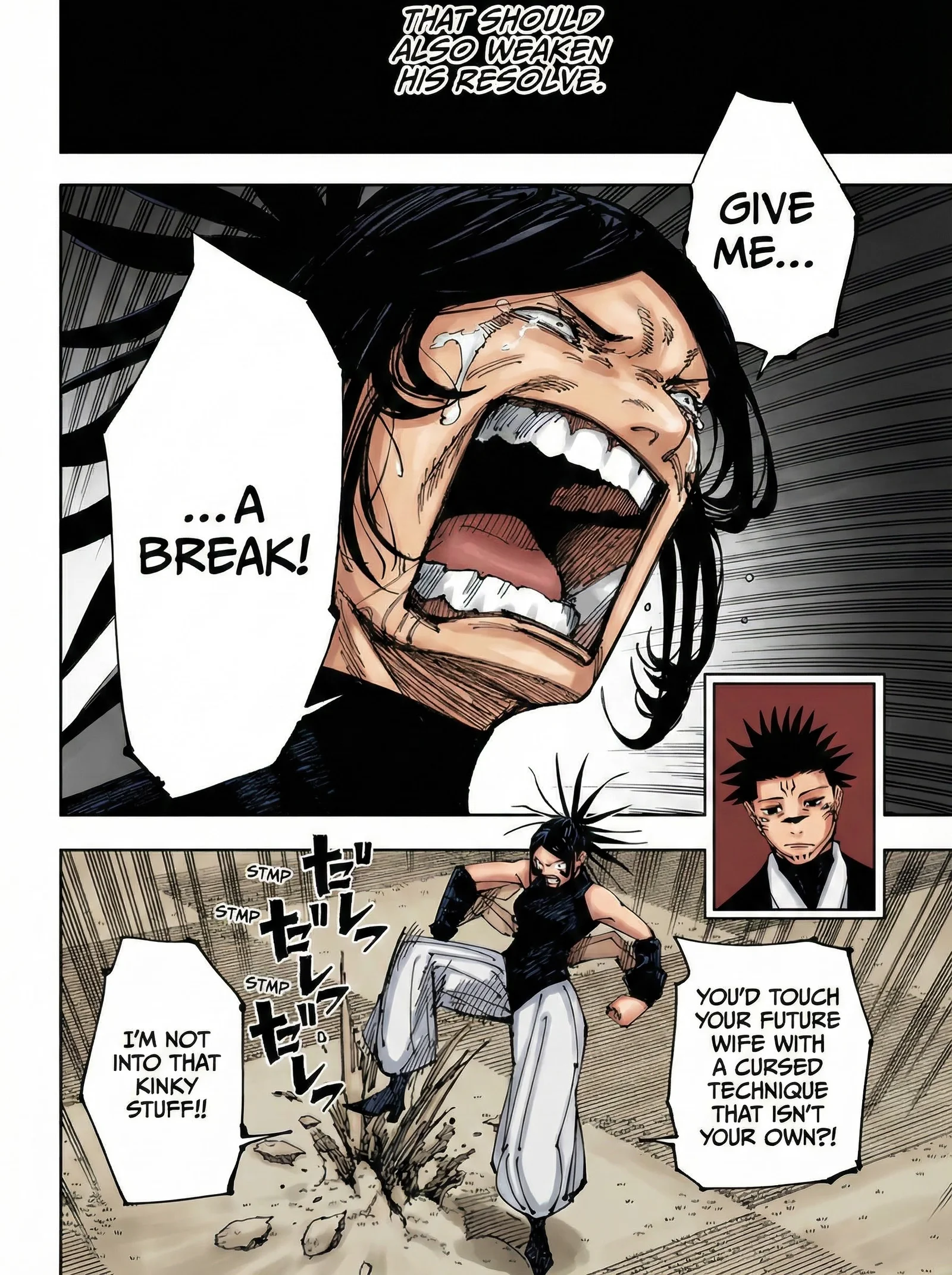Jujutsu Kaisen Colored Manga JJK — Chapter 217 — Page 17