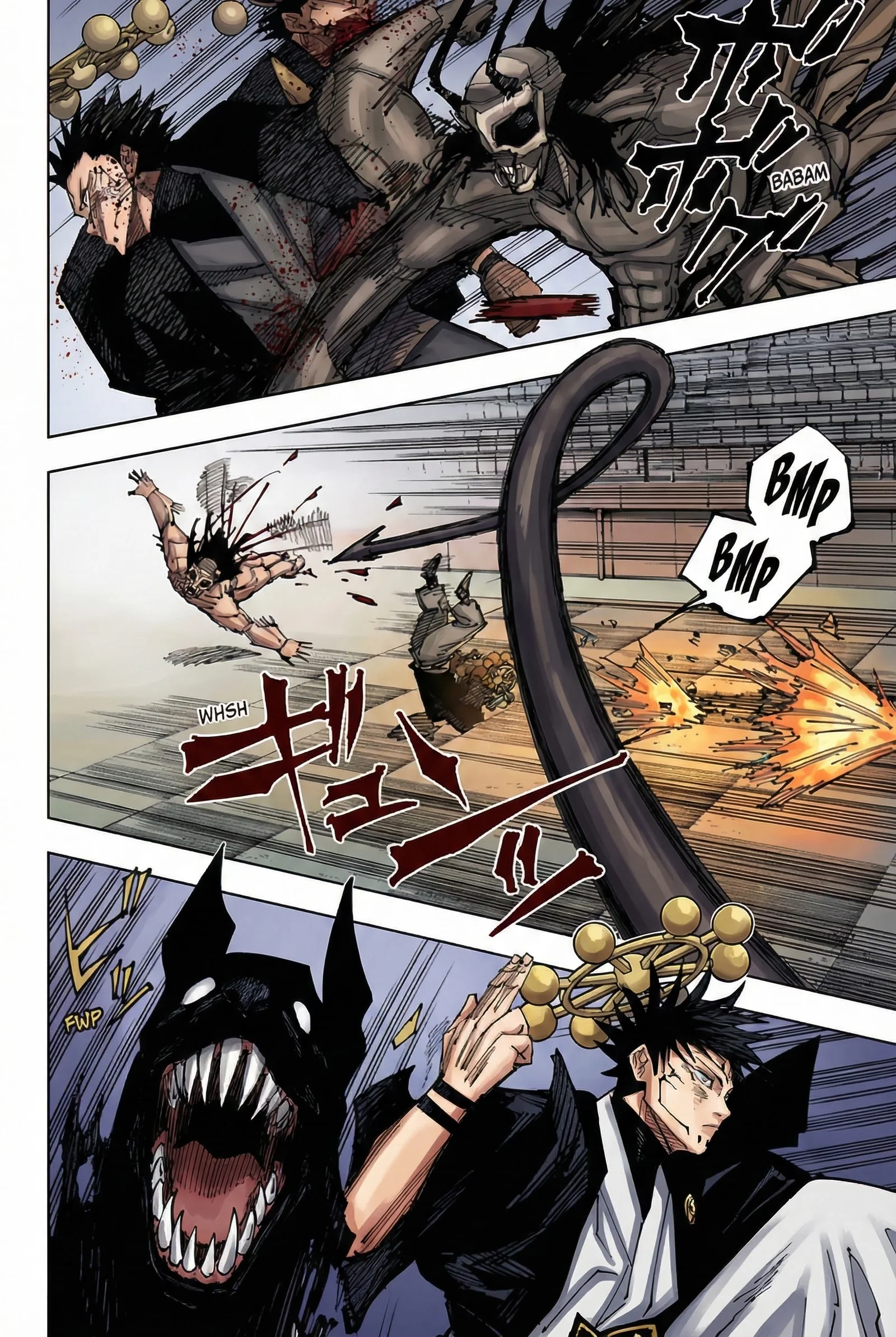 Jujutsu Kaisen Colored Manga JJK — Chapter 218 — Page 4