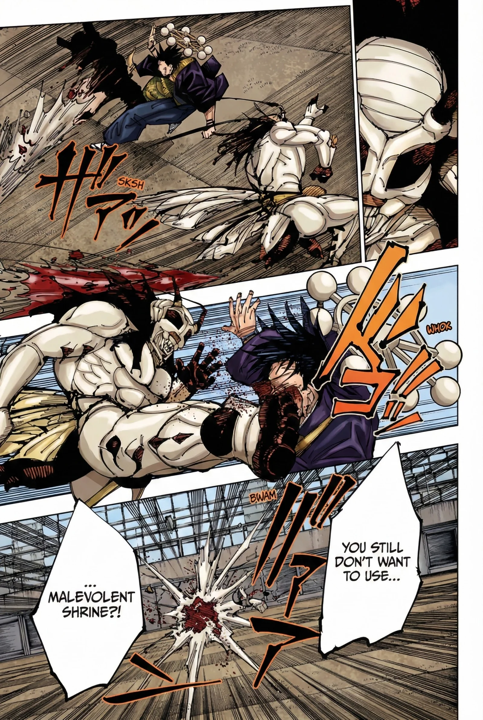 Jujutsu Kaisen Colored Manga JJK — Chapter 218 — Page 5