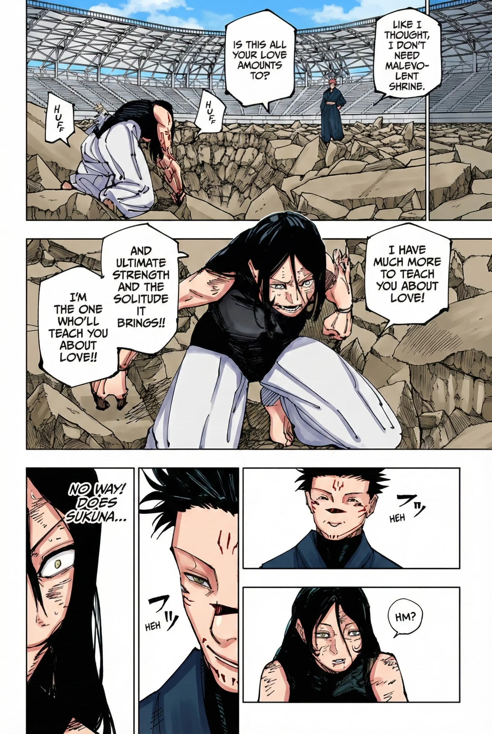 Jujutsu Kaisen Colored Manga JJK — Chapter 218 — Page 7