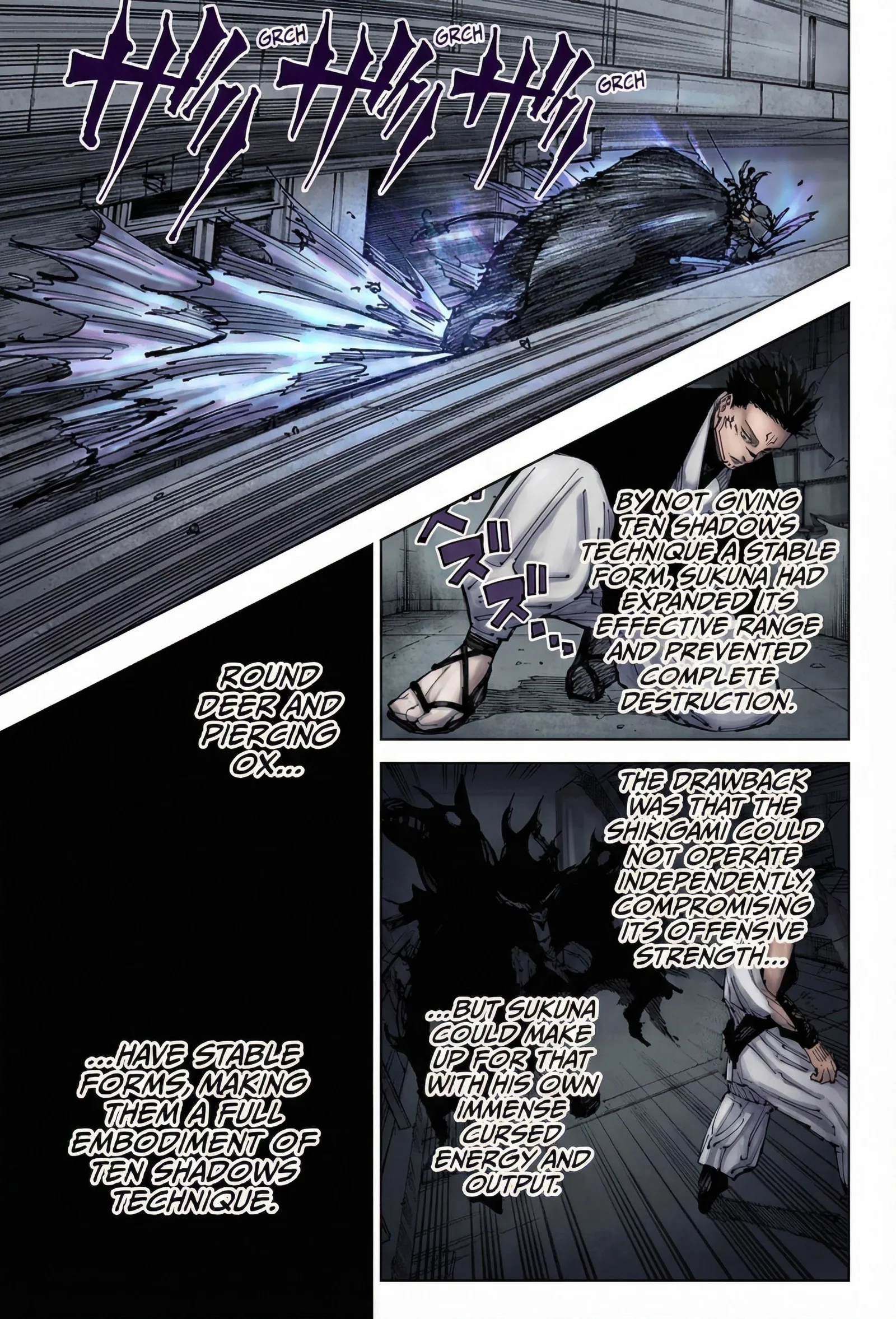 Jujutsu Kaisen Colored Manga JJK — Chapter 218 — Page 12