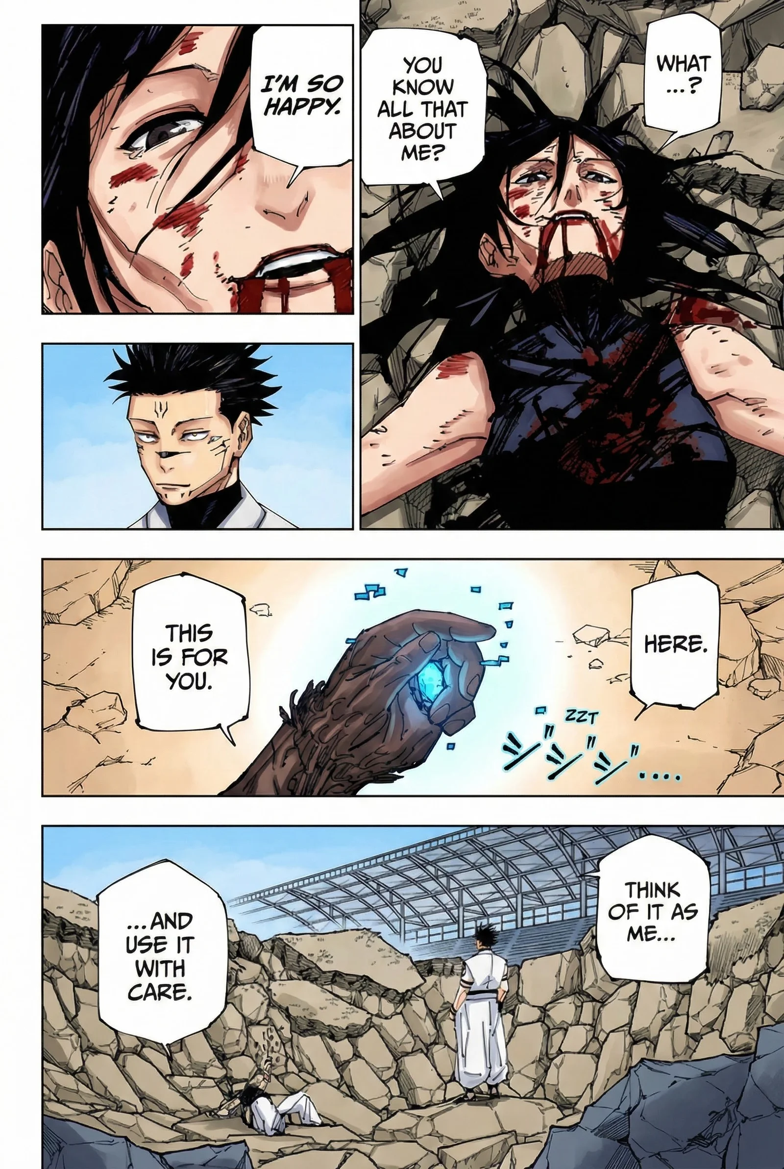 Jujutsu Kaisen Colored Manga JJK — Chapter 219 — Page 18
