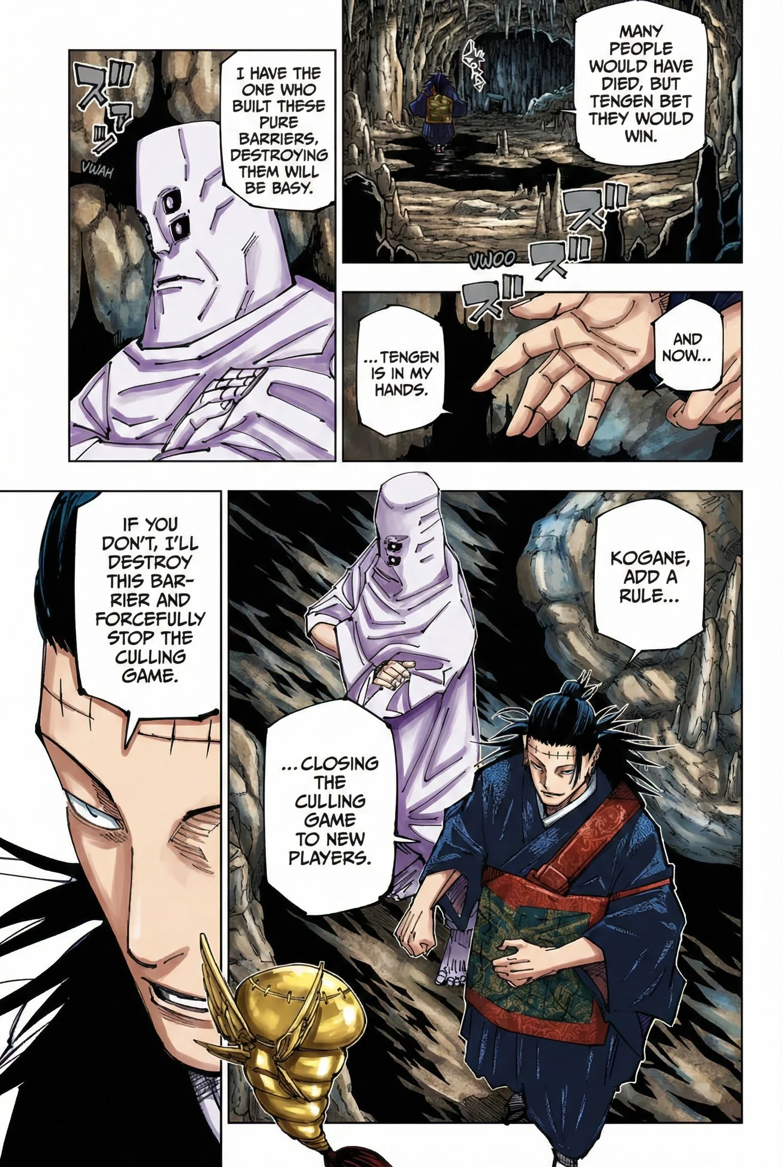Jujutsu Kaisen Colored Manga JJK — Chapter 220 — Page 5