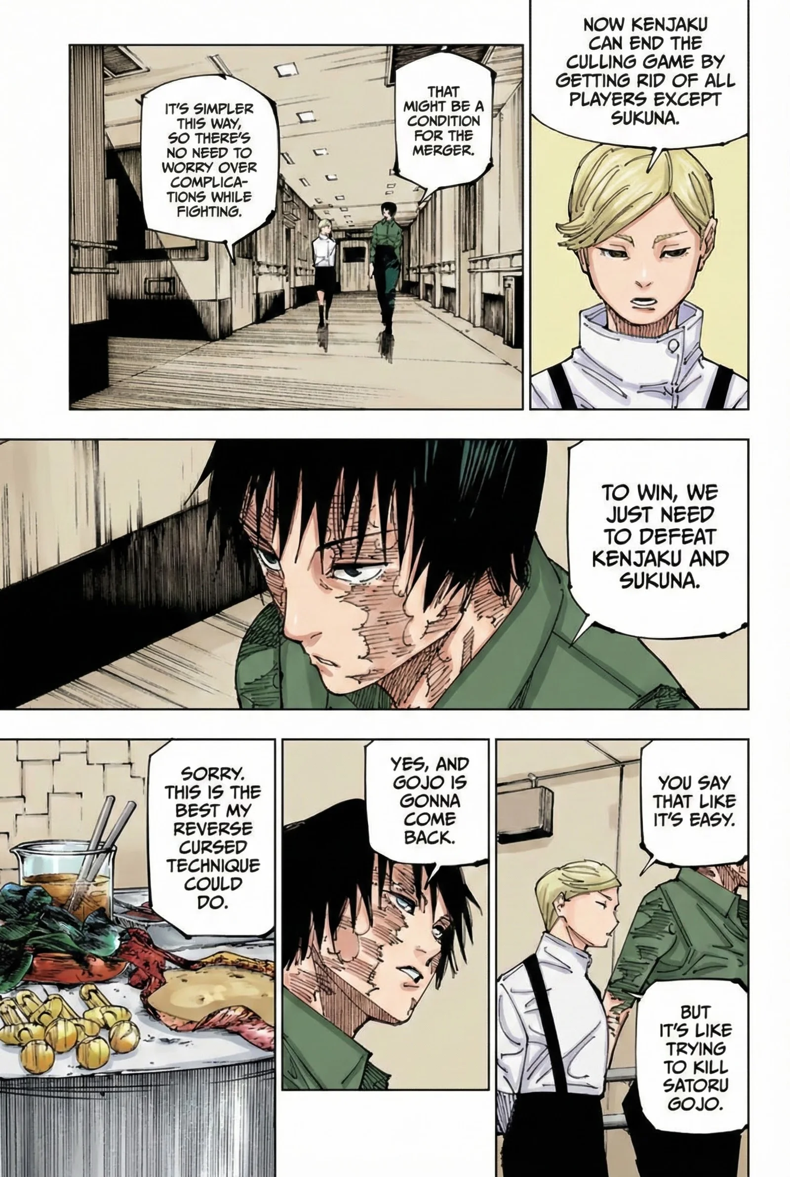 Jujutsu Kaisen Colored Manga JJK — Chapter 220 — Page 9