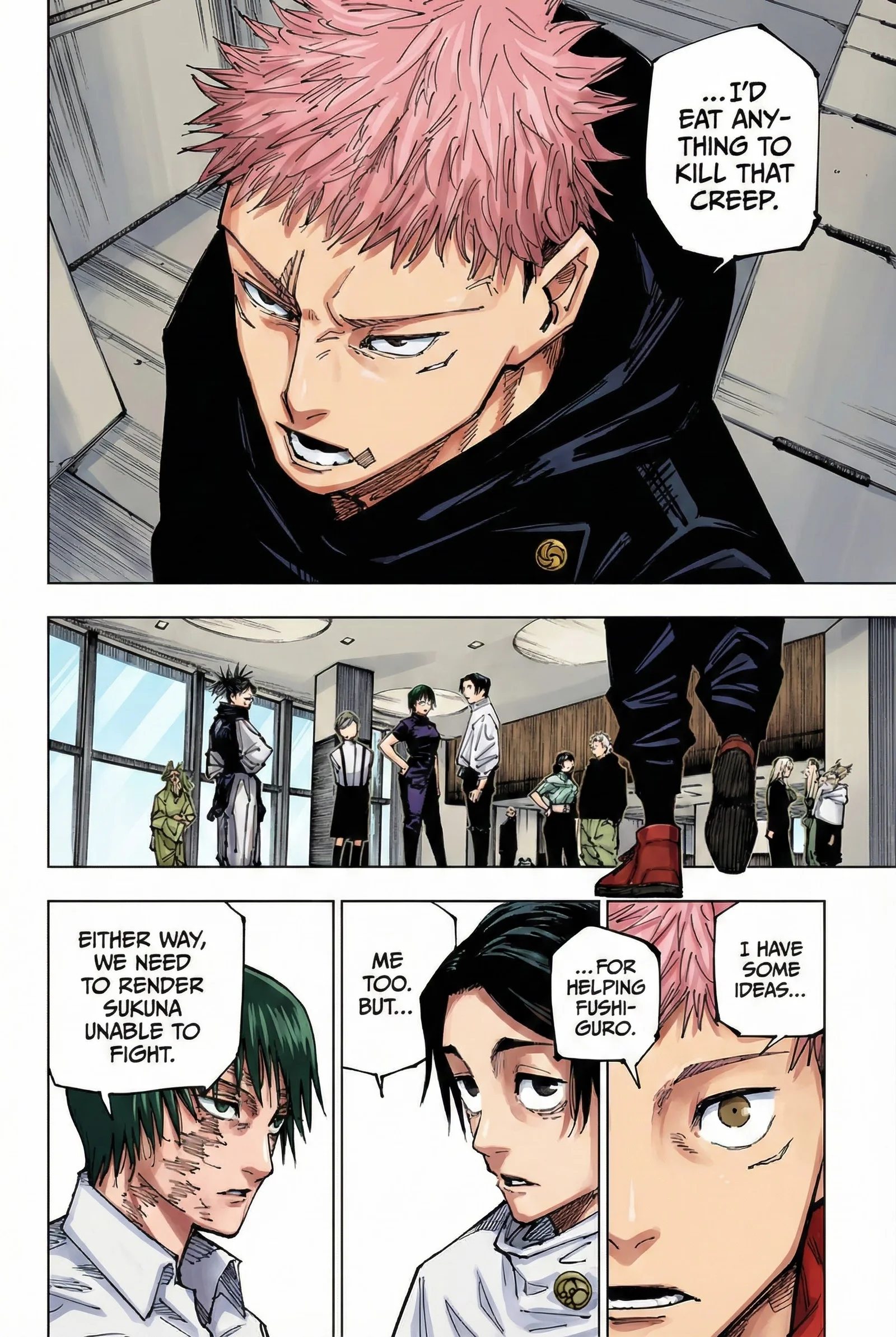 Jujutsu Kaisen Colored Manga JJK — Chapter 220 — Page 16