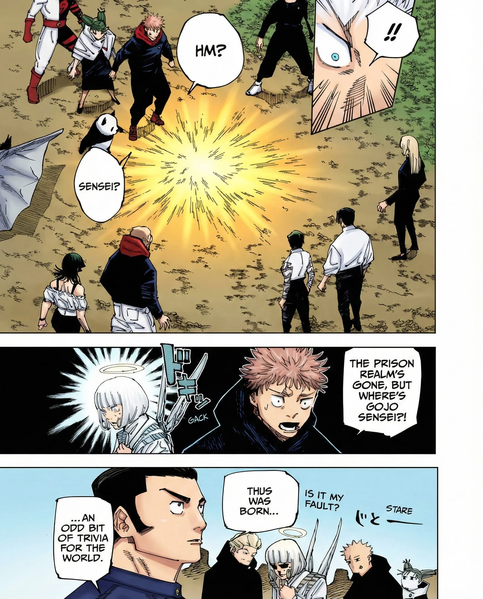 Jujutsu Kaisen Colored Manga JJK — Chapter 221 — Page 7