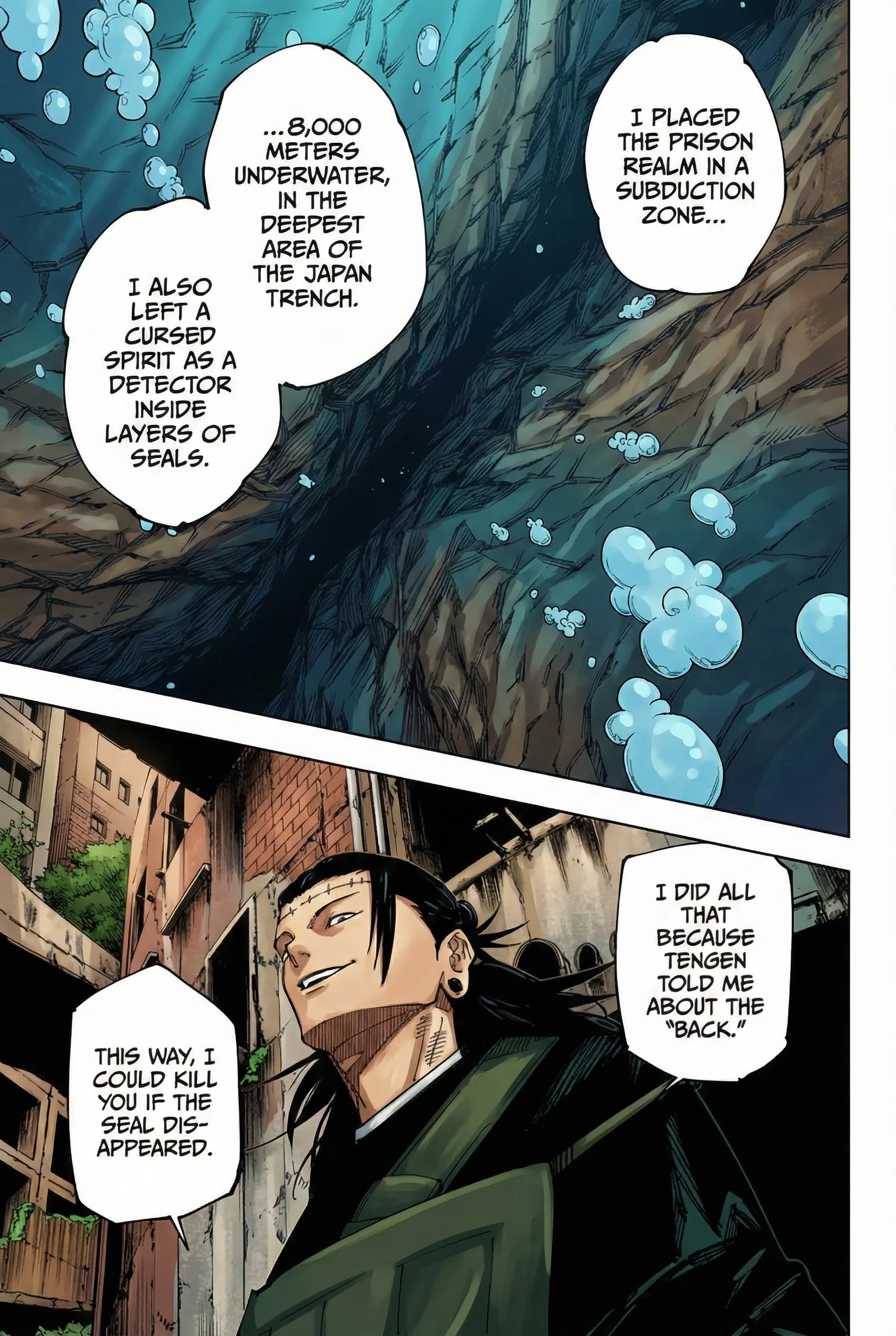 Jujutsu Kaisen Colored Manga JJK — Chapter 221 — Page 10