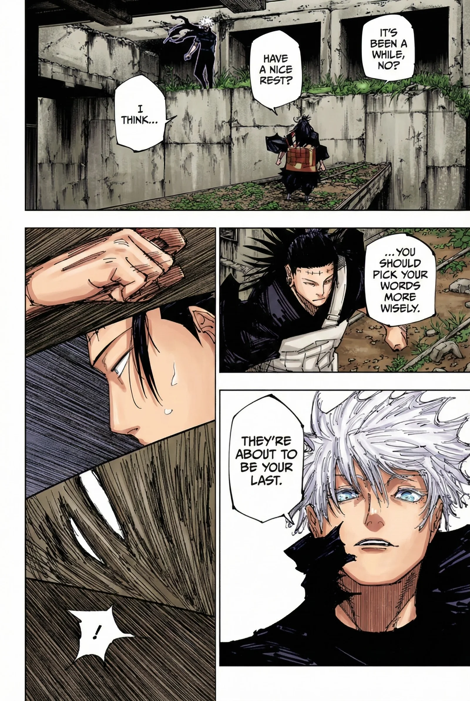 Jujutsu Kaisen Colored Manga JJK — Chapter 221 — Page 12