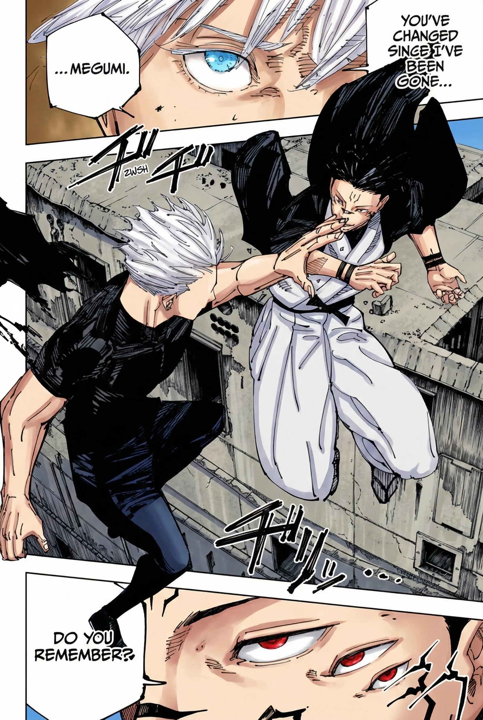 Jujutsu Kaisen Colored Manga JJK — Chapter 221 — Page 14