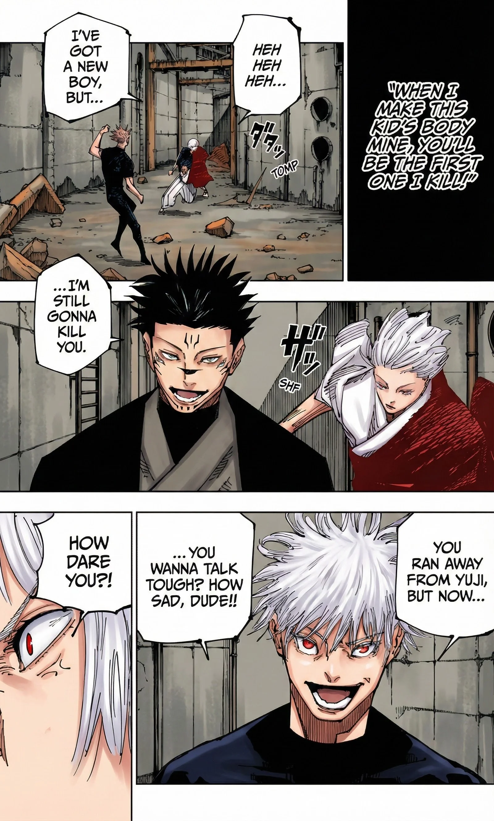 Jujutsu Kaisen Colored Manga JJK — Chapter 221 — Page 15
