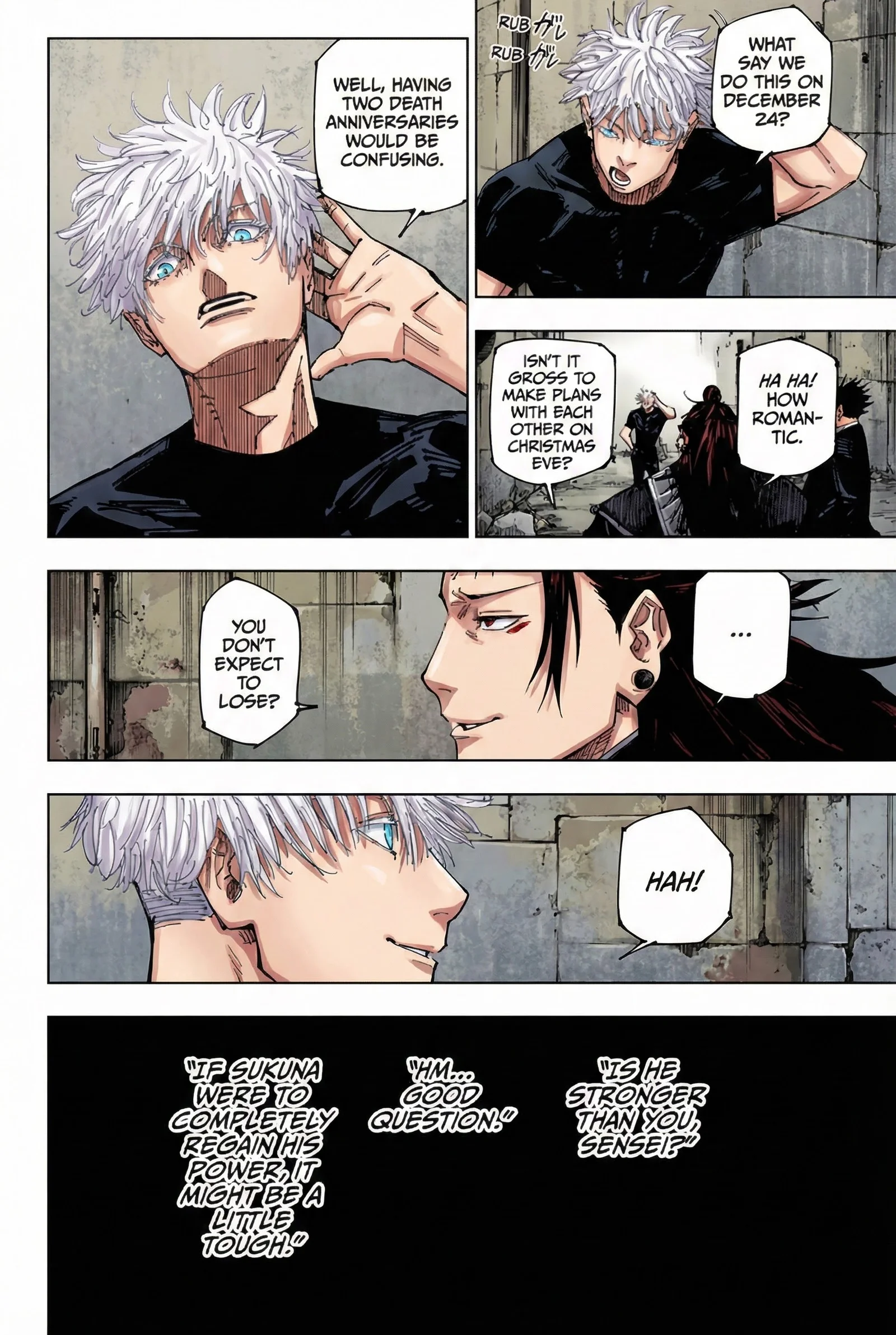 Jujutsu Kaisen Colored Manga JJK — Chapter 221 — Page 18