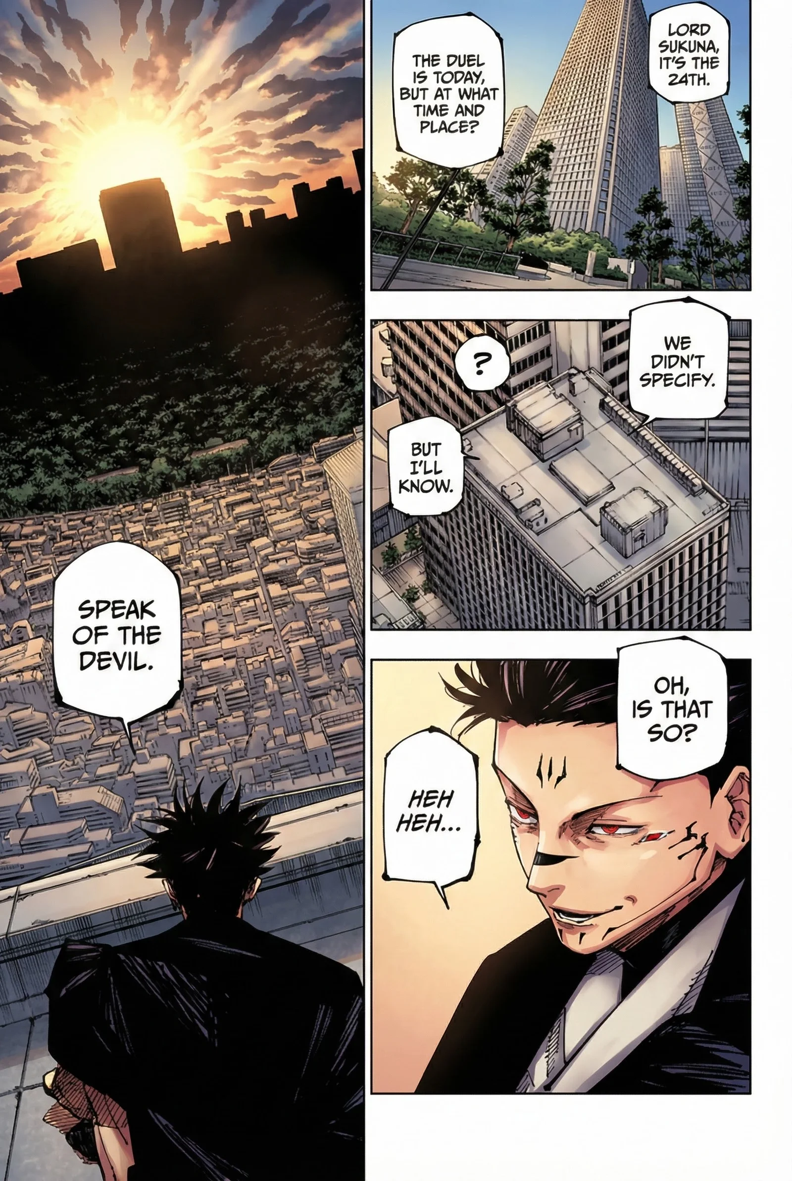 Jujutsu Kaisen Colored Manga JJK — Chapter 223 — Page 2