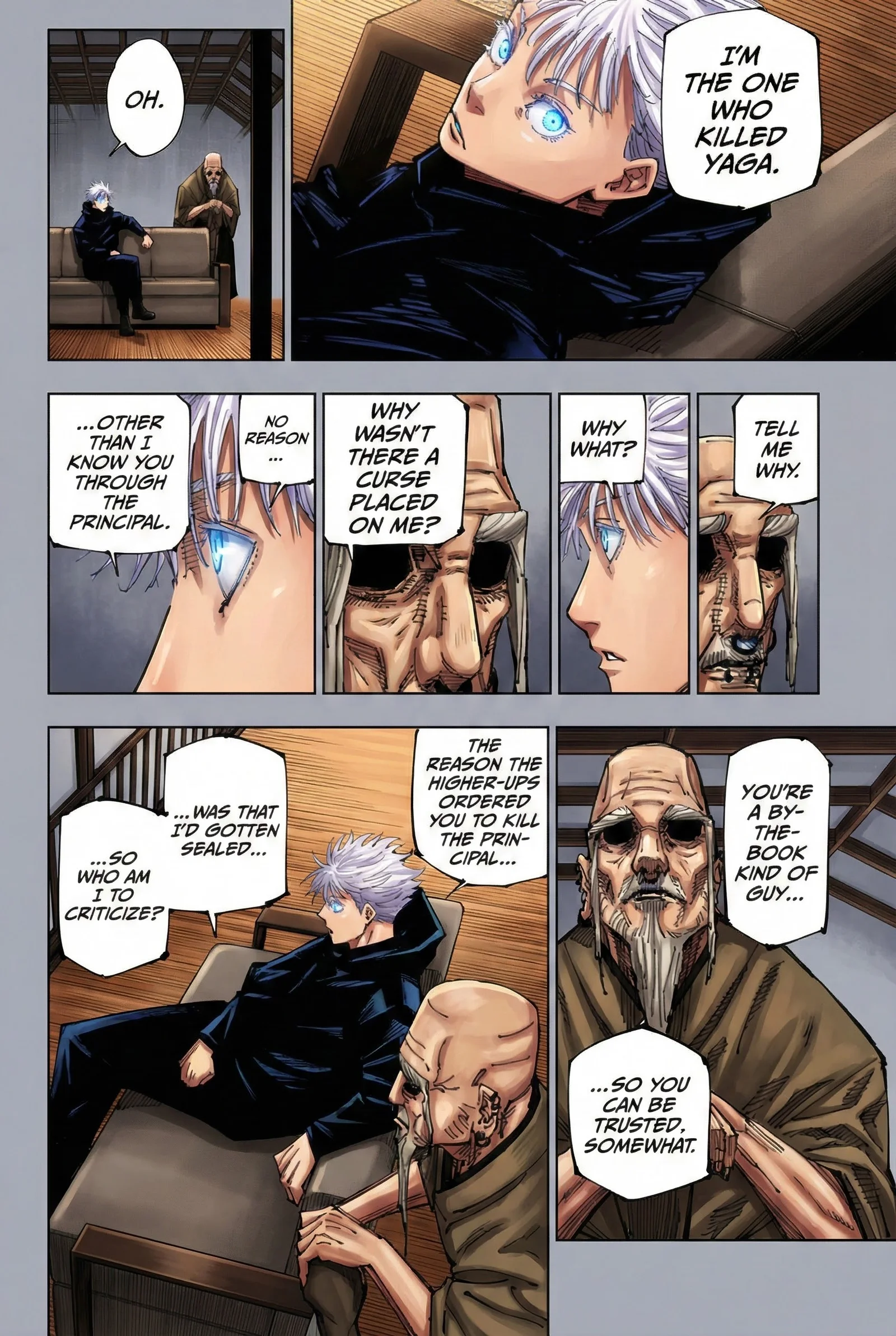Jujutsu Kaisen Colored Manga JJK — Chapter 223 — Page 3