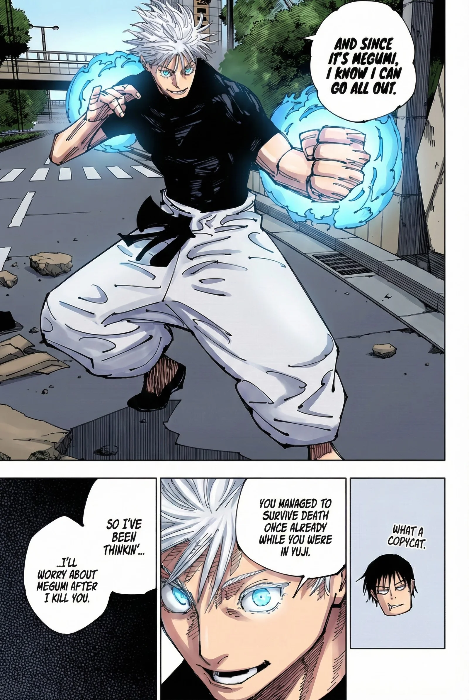 Jujutsu Kaisen Colored Manga JJK — Chapter 224 — Page 3