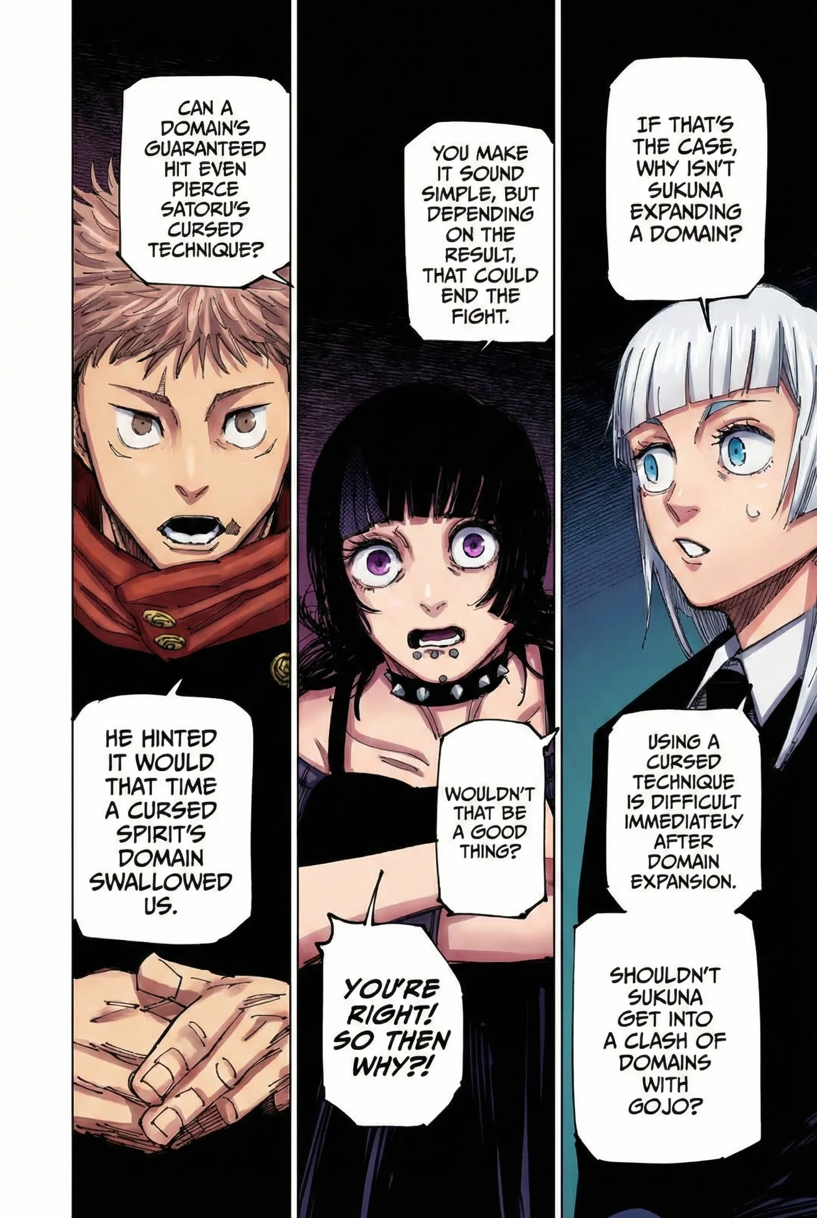 Jujutsu Kaisen Colored Manga JJK — Chapter 225 — Page 4