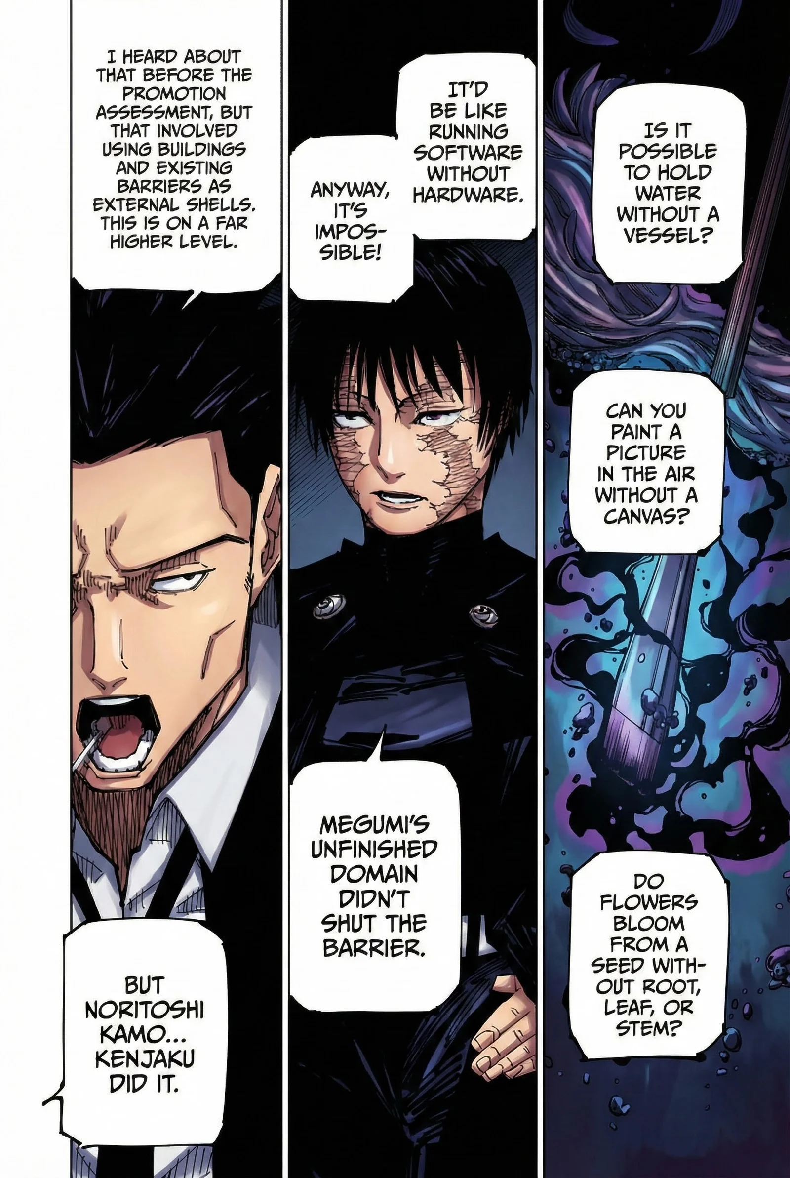Jujutsu Kaisen Colored Manga JJK — Chapter 225 — Page 8