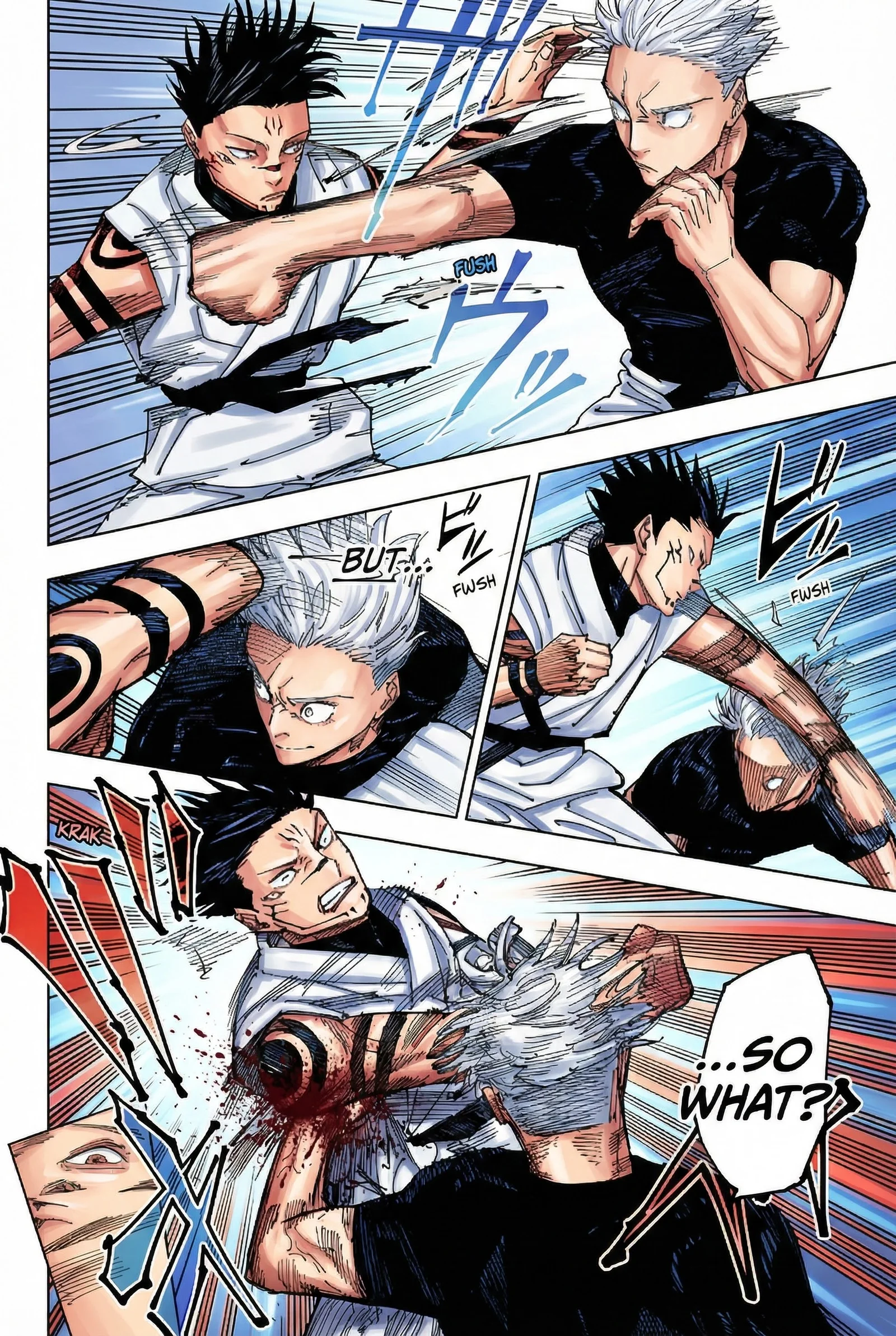 Jujutsu Kaisen Colored Manga JJK — Chapter 227 — Page 8