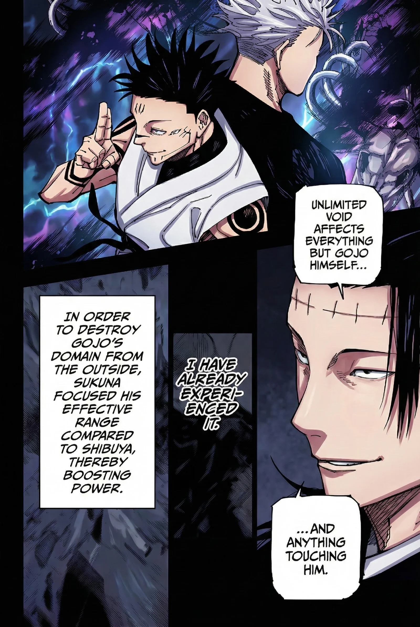 Jujutsu Kaisen Colored Manga JJK — Chapter 227 — Page 9