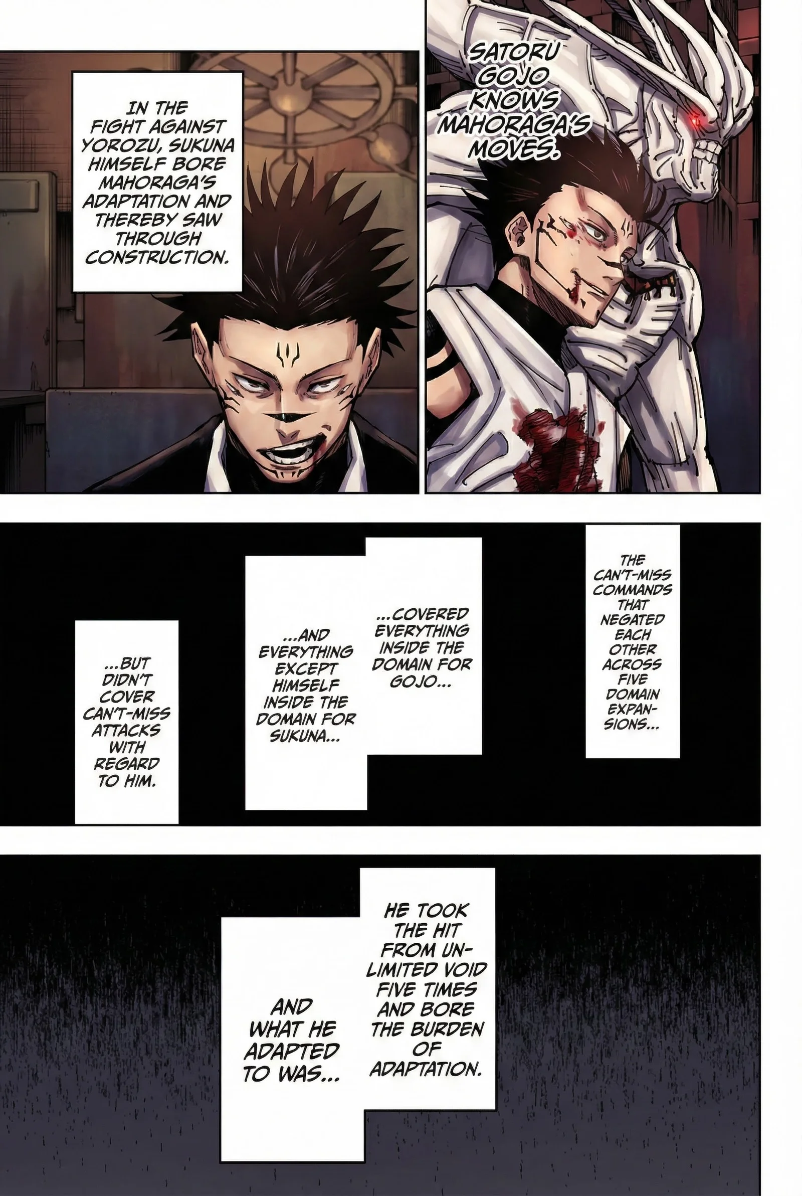 Jujutsu Kaisen Colored Manga JJK — Chapter 230 — Page 3