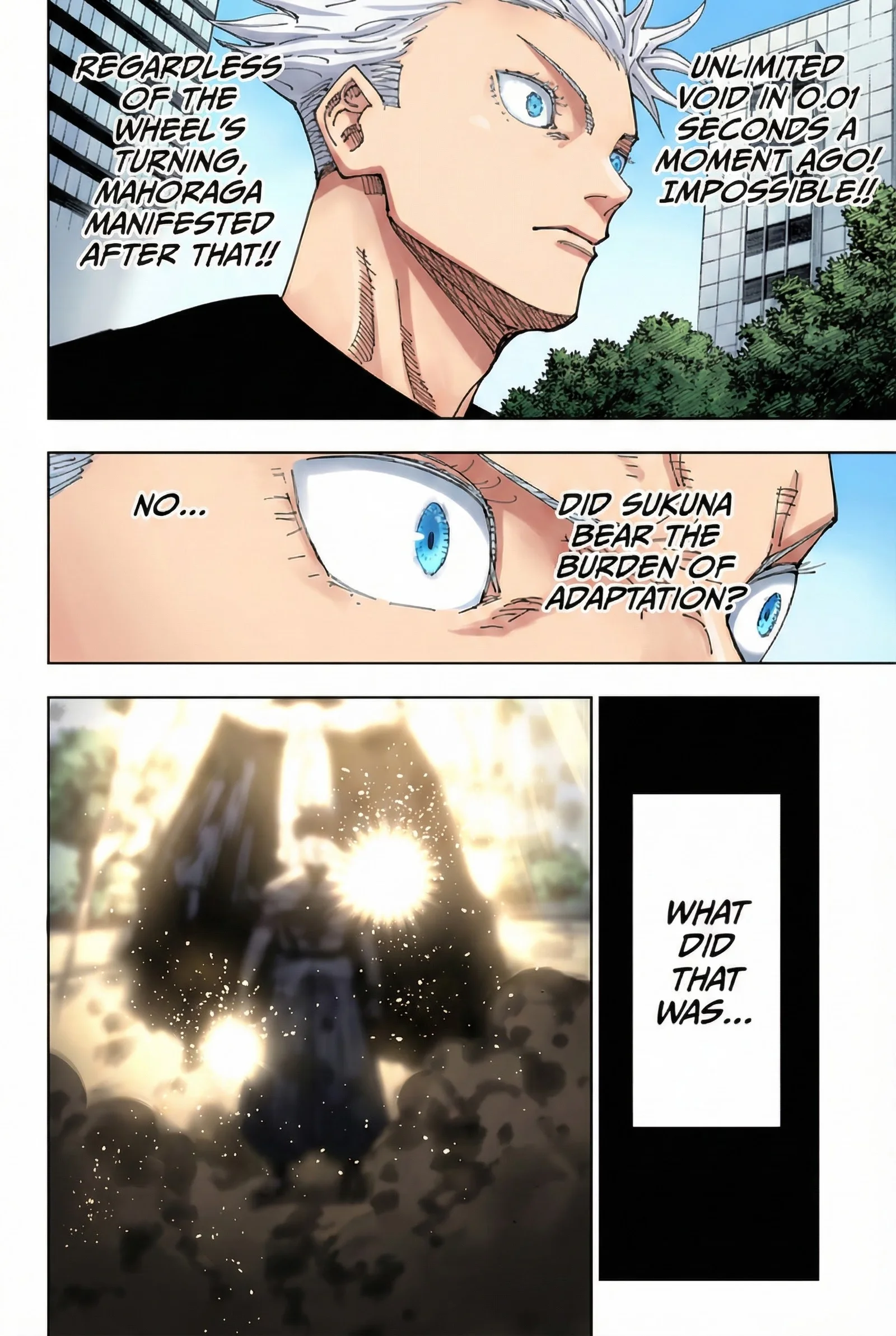 Jujutsu Kaisen Colored Manga JJK — Chapter 230 — Page 4