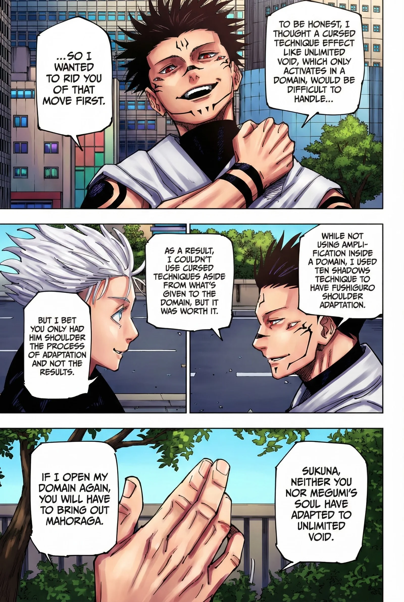 Jujutsu Kaisen Colored Manga JJK — Chapter 230 — Page 7