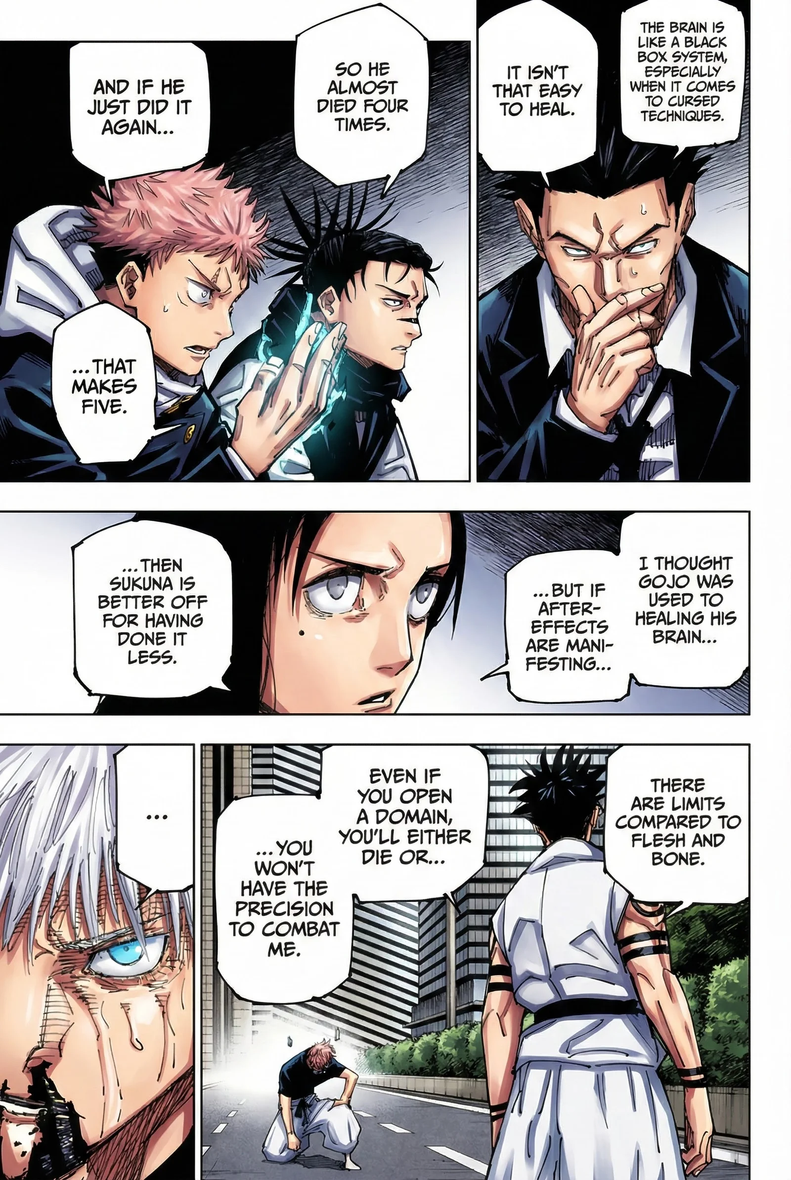 Jujutsu Kaisen Colored Manga JJK — Chapter 230 — Page 11